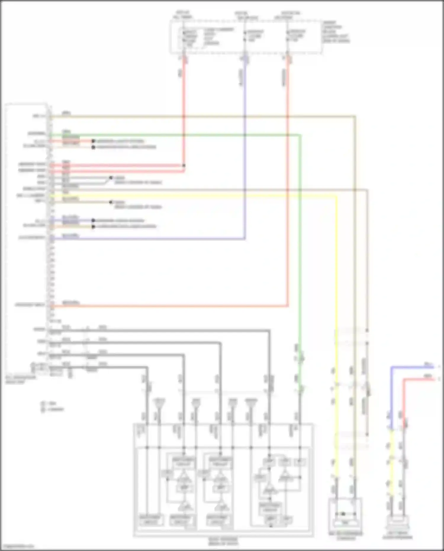 Tucson Hyundai III facelift (2018-2021): Radio circuit, w/ navigation w/o amplifier (1 of 3)