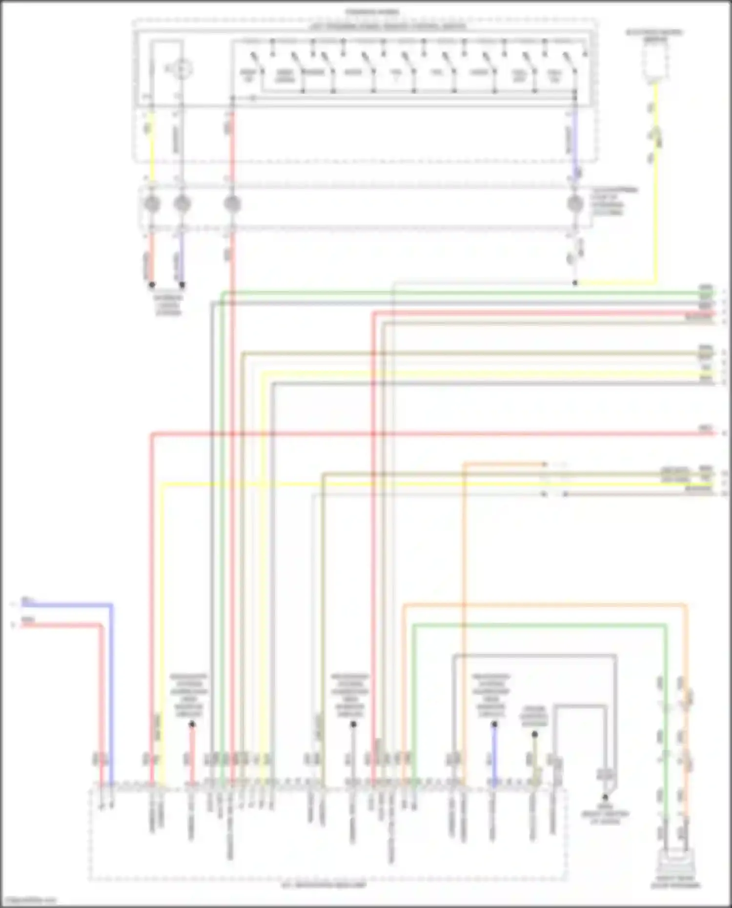 Tucson Hyundai III facelift (2018-2021): Radio circuit, w/ navigation w/o amplifier (2 of 3)