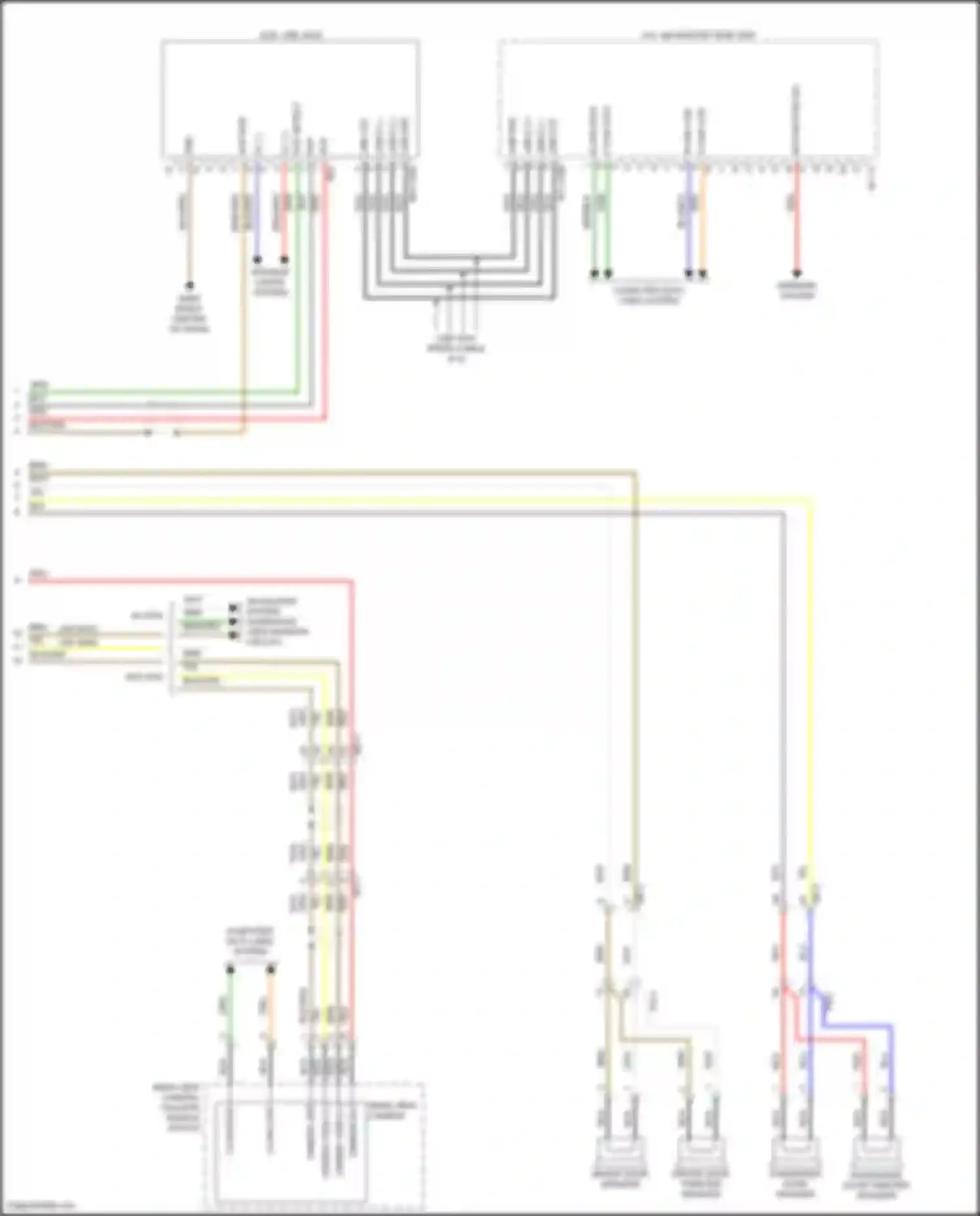 Tucson Hyundai III facelift (2018-2021): Radio circuit, w/ navigation w/o amplifier (3 of 3)
