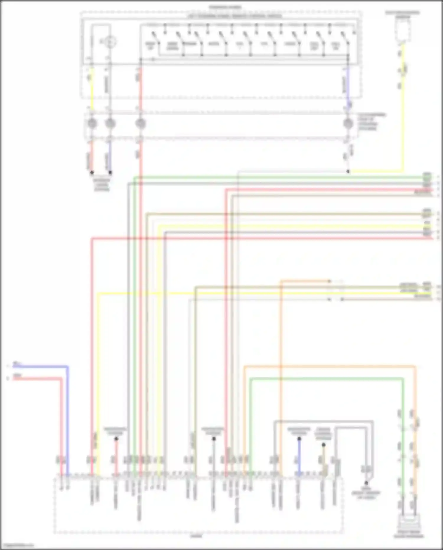 Tucson Hyundai III facelift (2018-2021): Radio circuit, w/o navigation & amplifier (2 of 3)