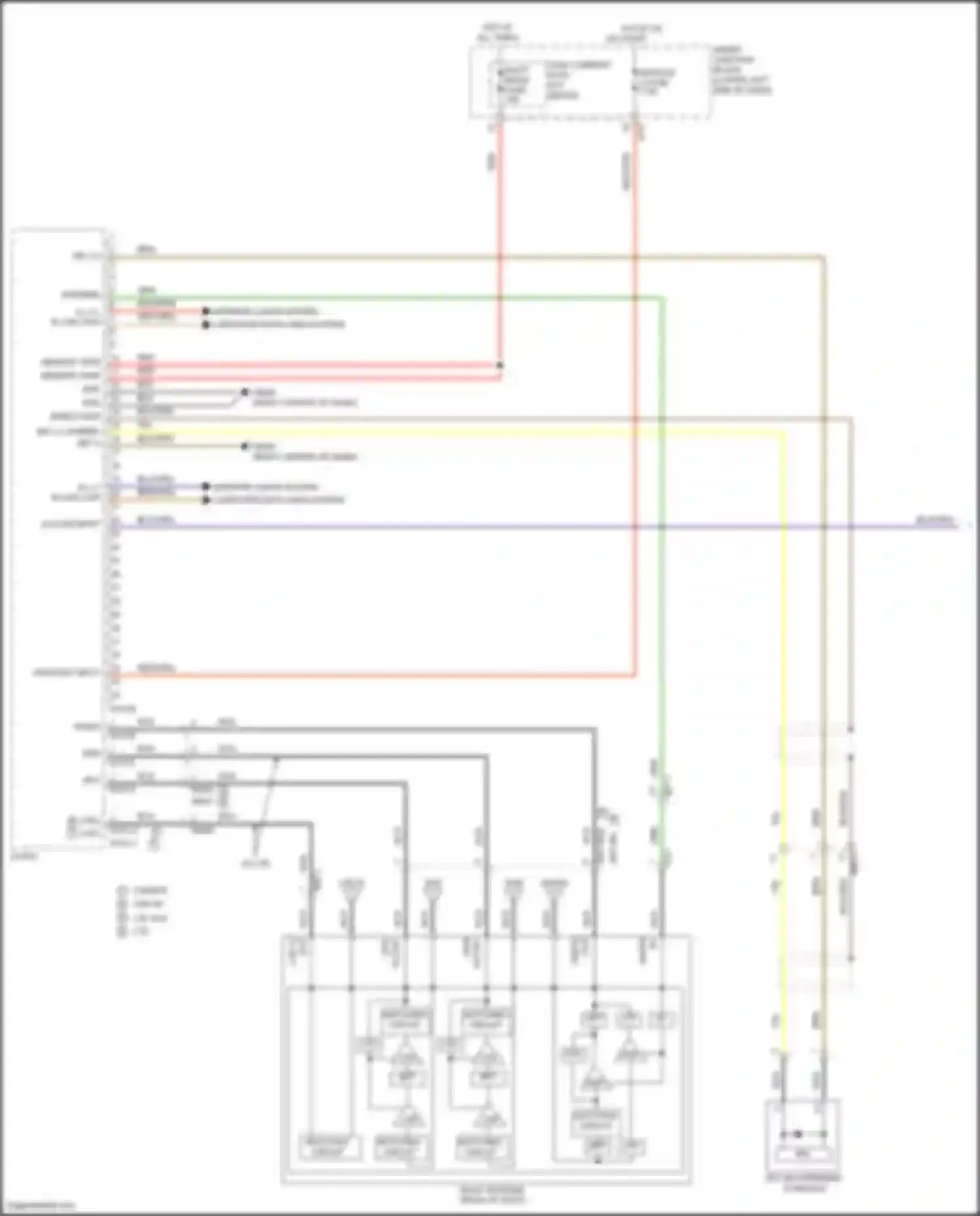 Tucson Hyundai III facelift (2018-2021): Radio circuit, w/o navigation & w/ amplifier (1 of 4)