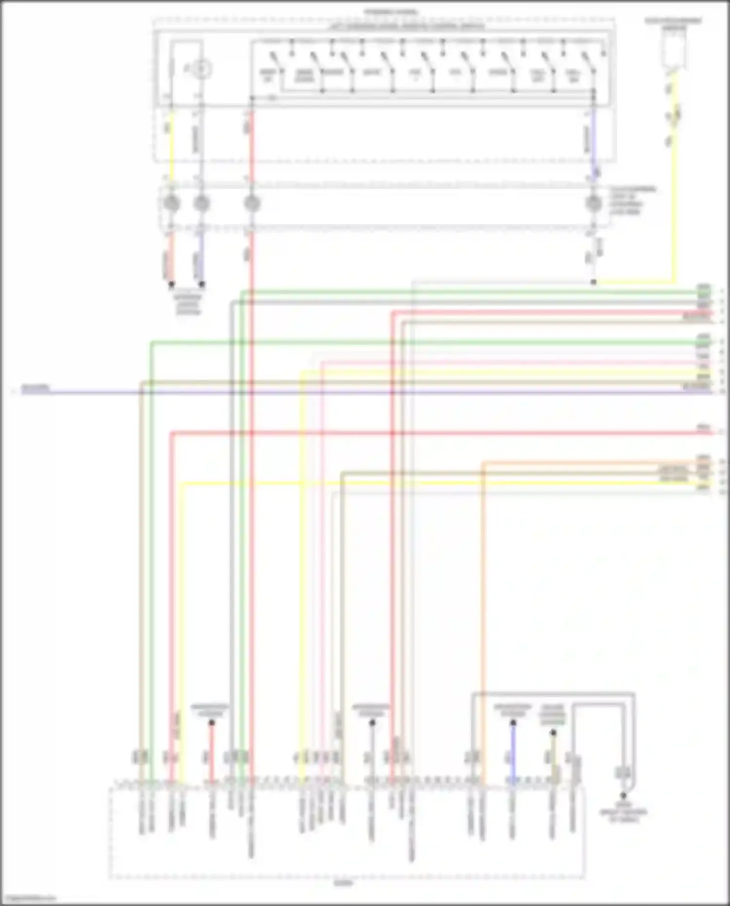 Tucson Hyundai III facelift (2018-2021): Radio circuit, w/o navigation & w/ amplifier (2 of 4)