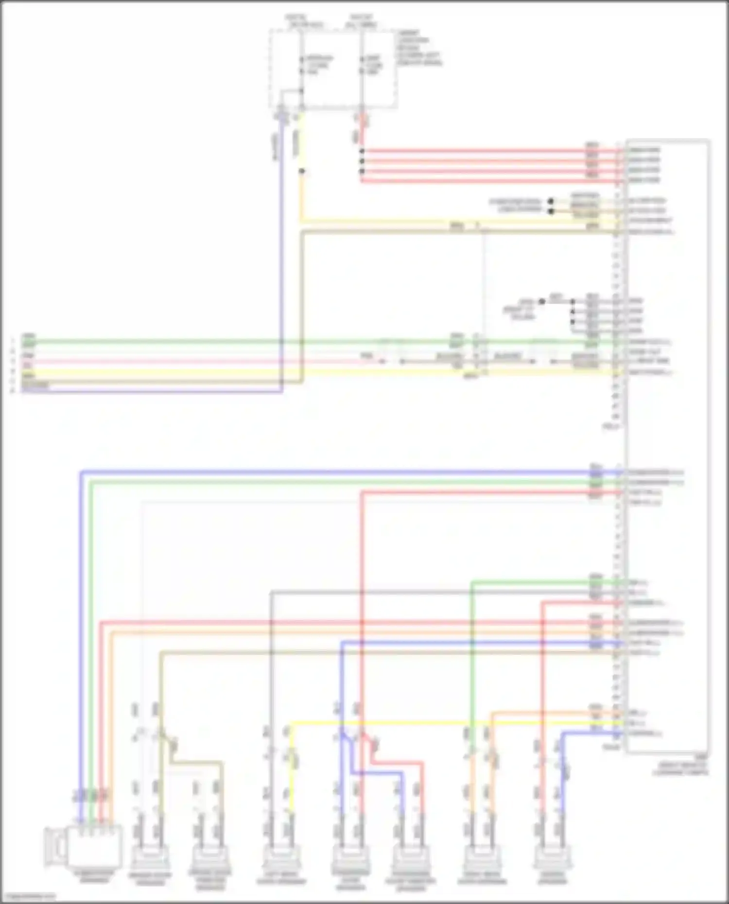 Tucson Hyundai III facelift (2018-2021): Radio circuit, w/o navigation & w/ amplifier (4 of 4)