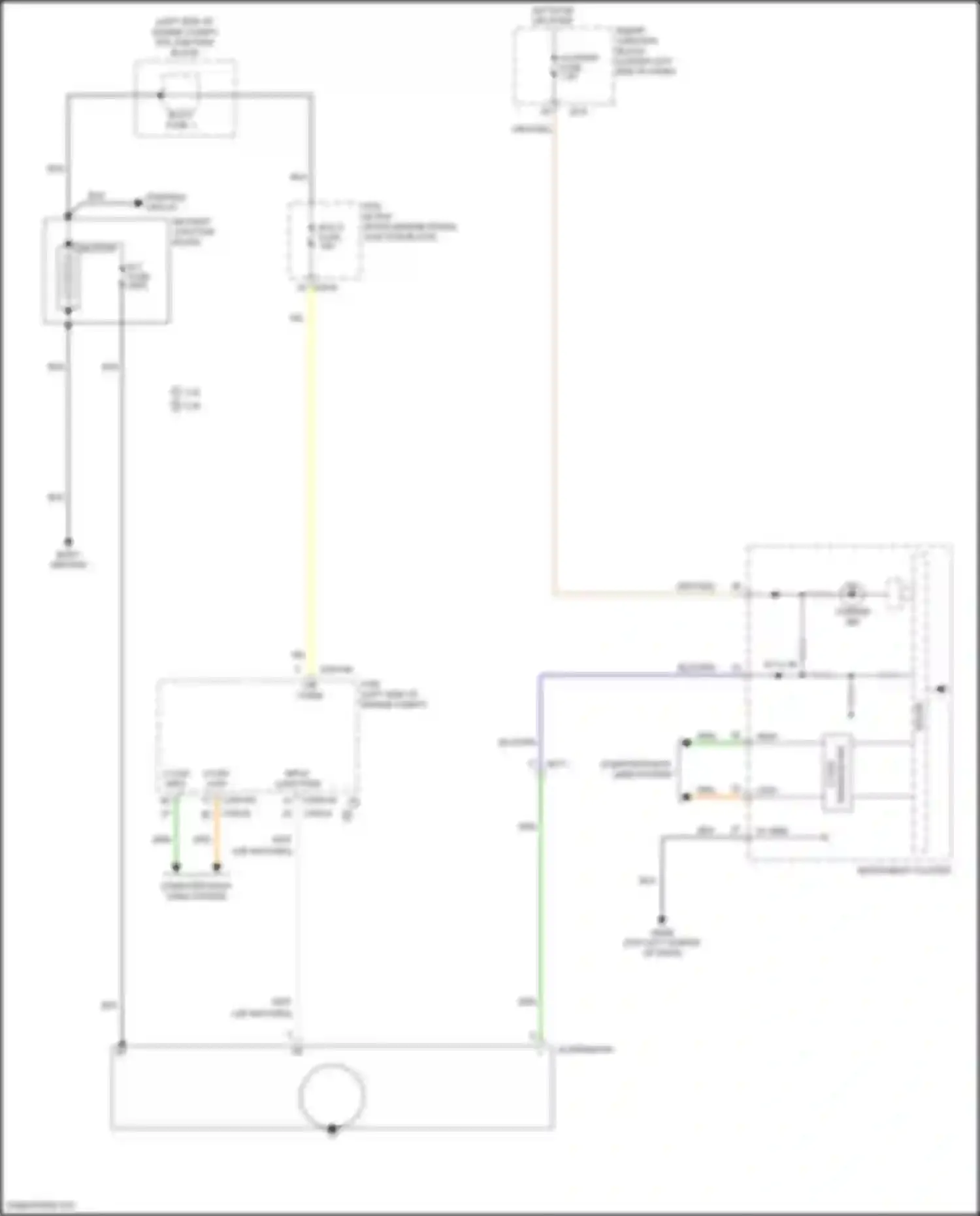 Tucson Hyundai III facelift (2018-2021): Charging circuit