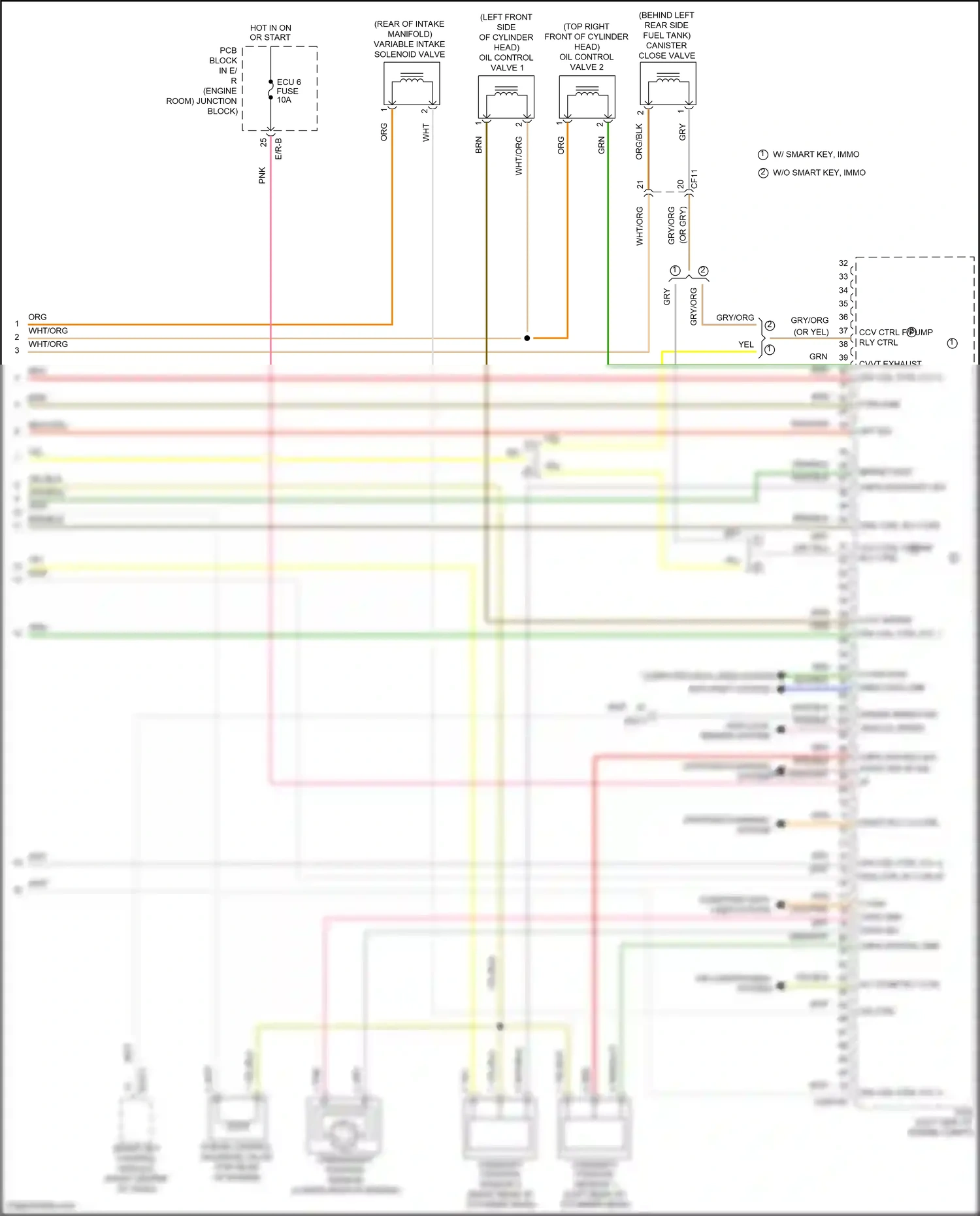 Wiring diagram ccv ctrl f/pump rly ctrl for Hyundai Tucson III facelift (2018-2021) (1 of 1)
