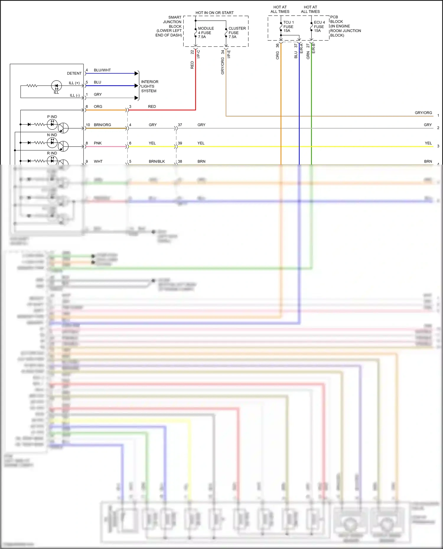 Wiring diagram computer data lines system for Hyundai Tucson III facelift (2018-2021) (76 of 78)