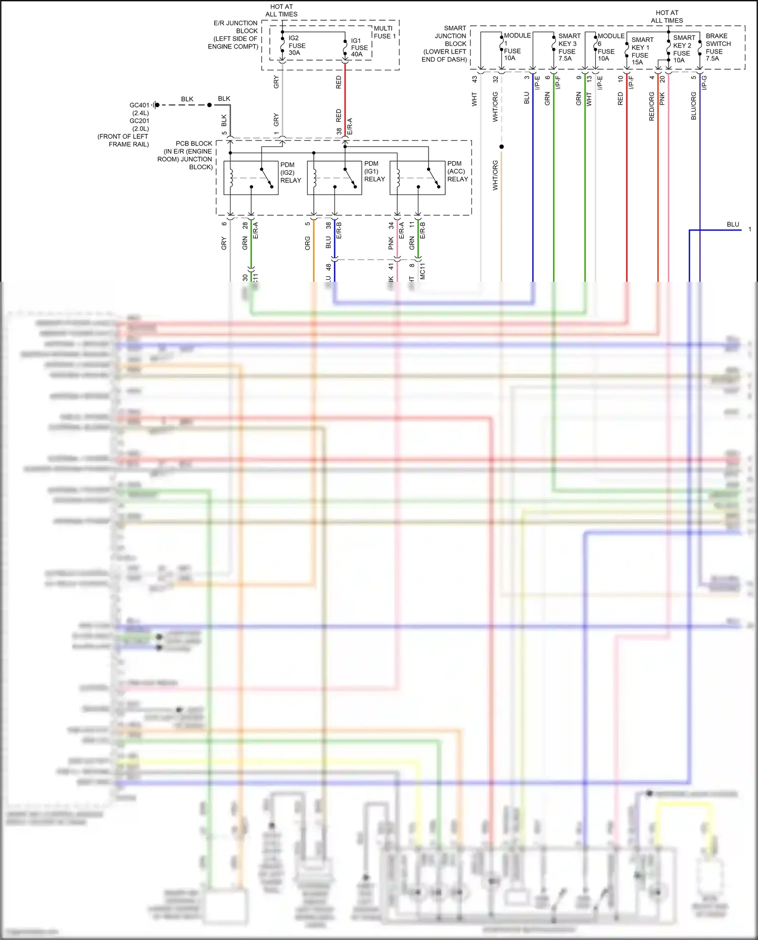 Wiring diagram computer data lines system for Hyundai Tucson III facelift (2018-2021) (36 of 78)