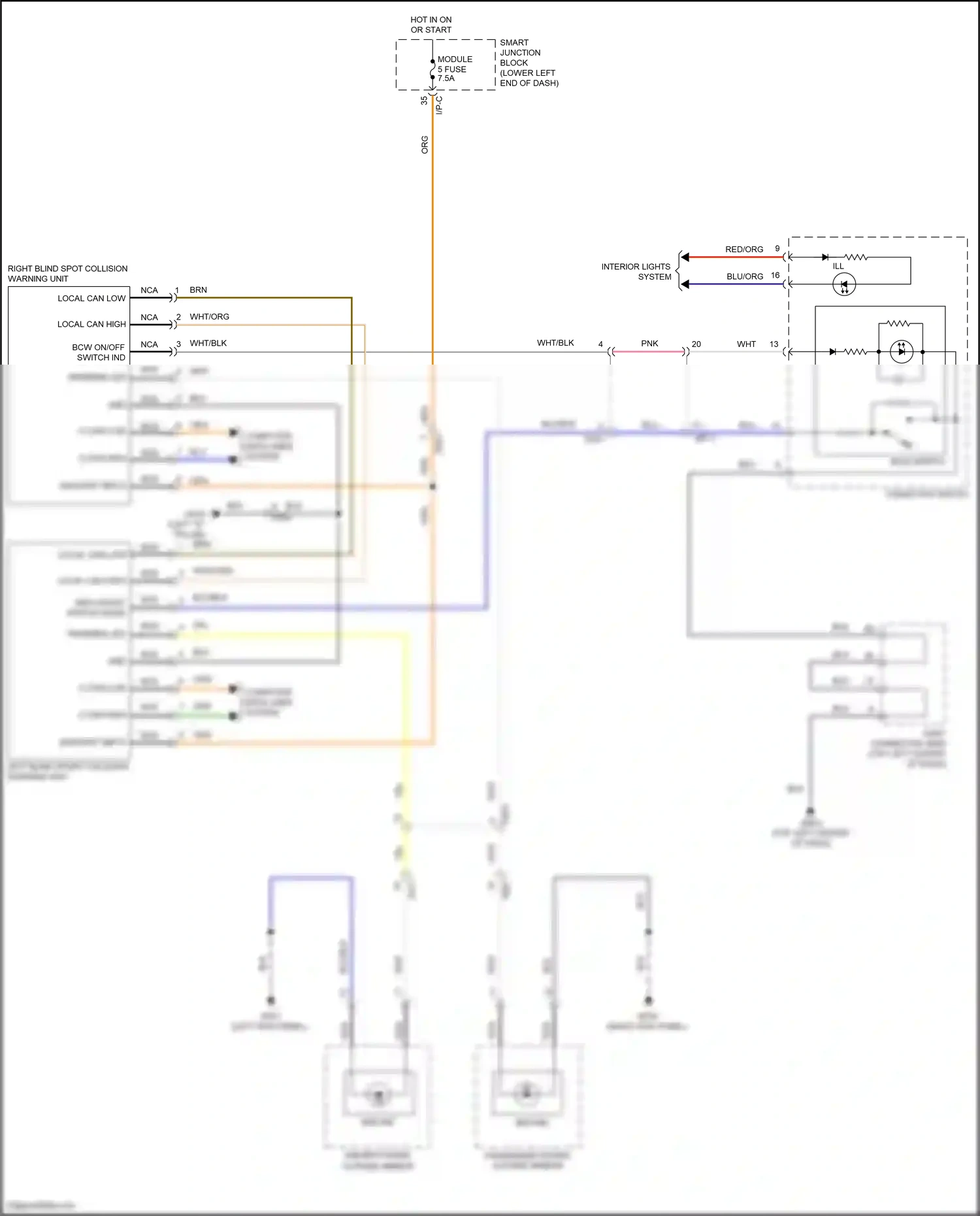 Wiring diagram computer data lines system for Hyundai Tucson III facelift (2018-2021) (21 of 78)