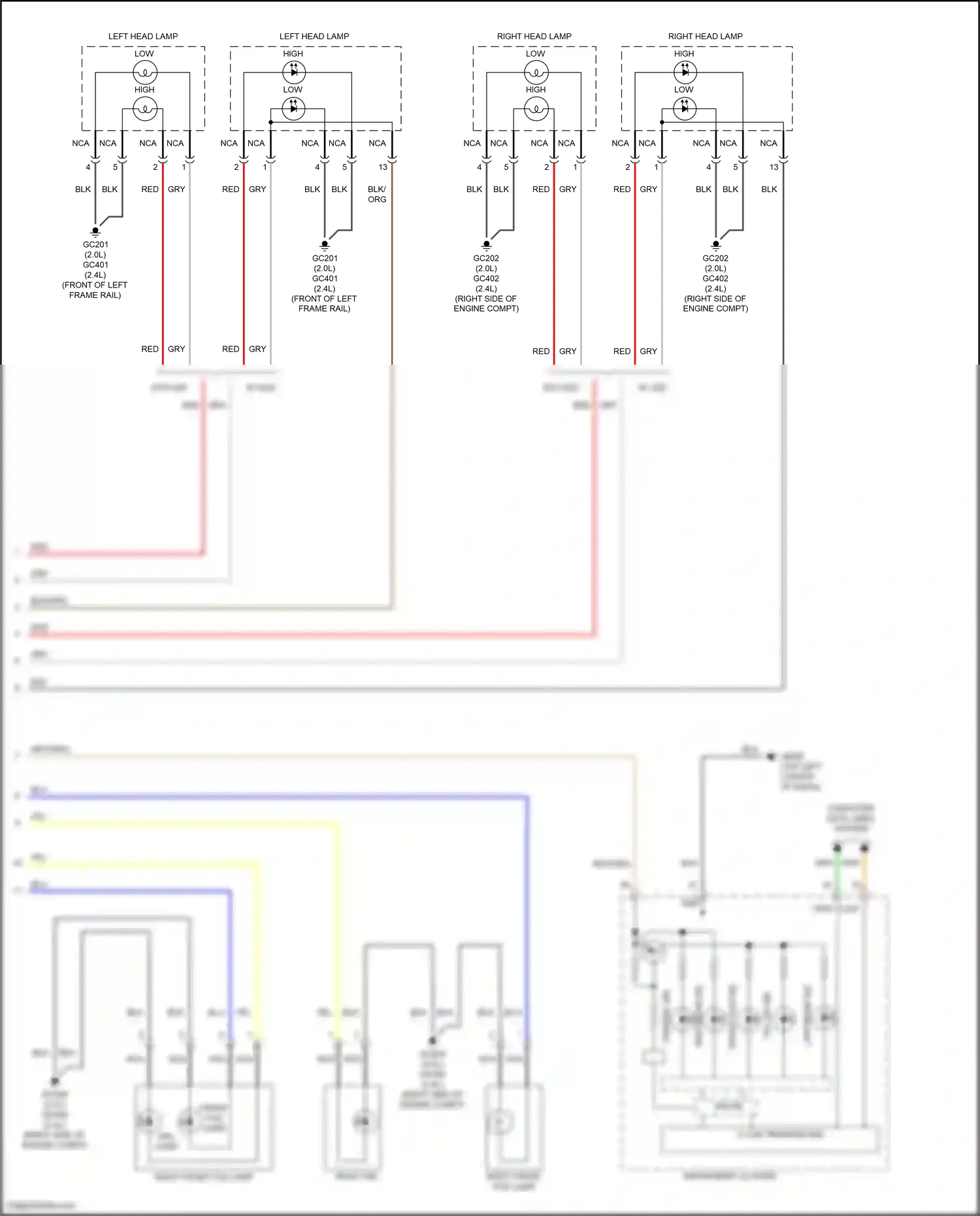 Wiring diagram computer data lines system for Hyundai Tucson III facelift (2018-2021) (42 of 78)
