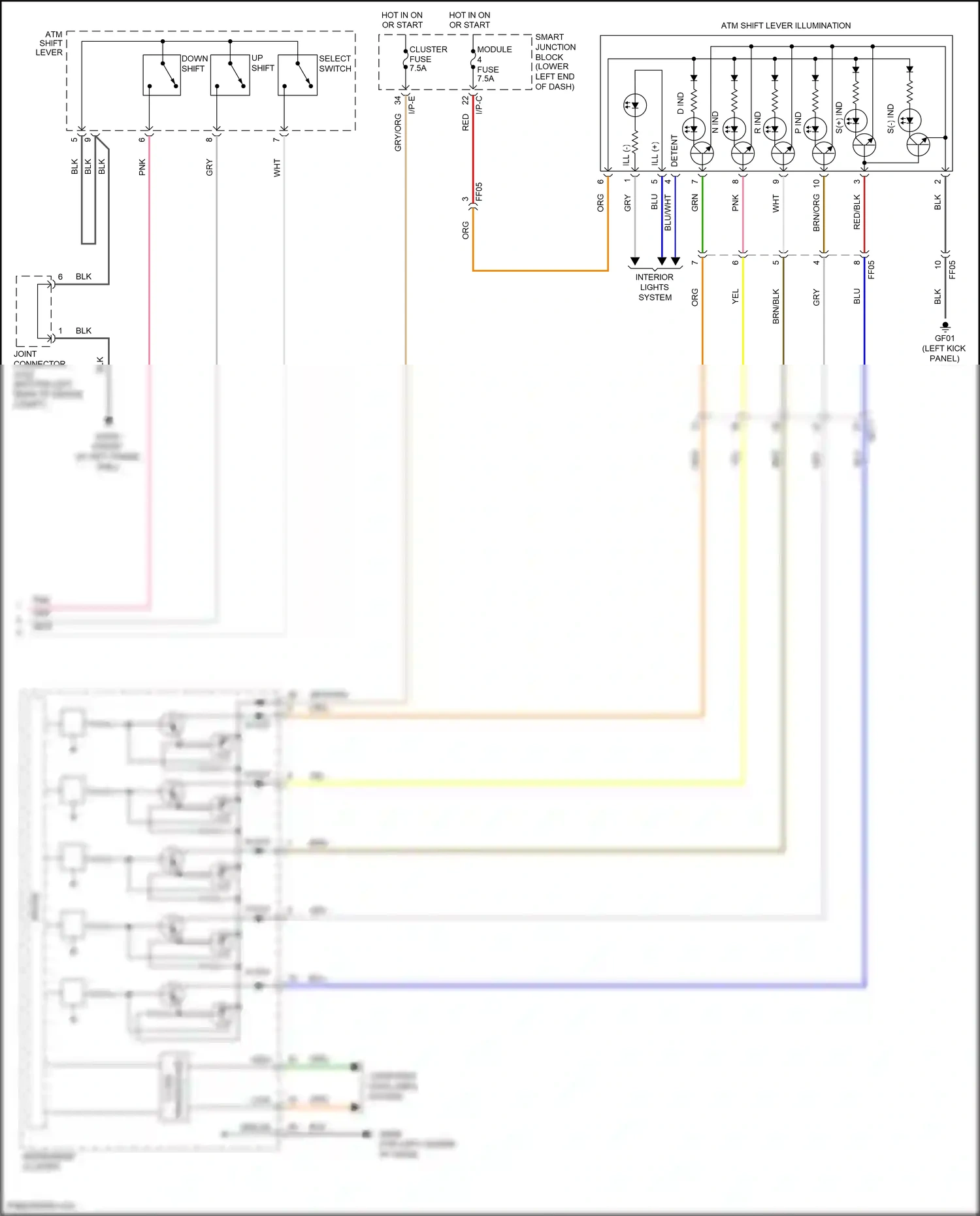 Wiring diagram i/p-e for Hyundai Tucson III facelift (2018-2021) (51 of 59)