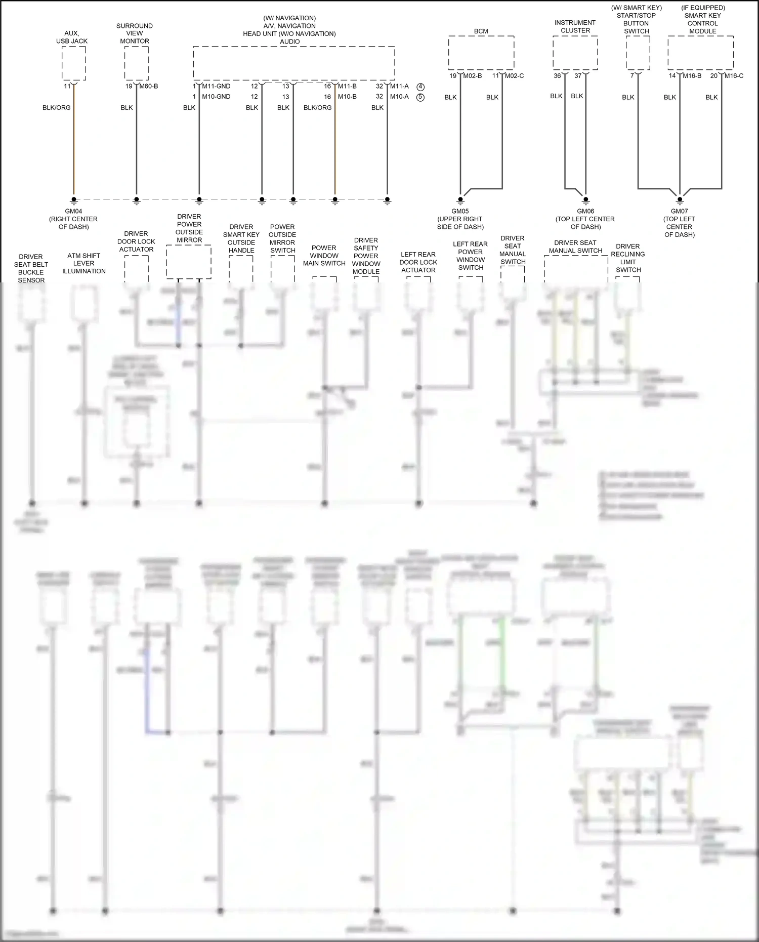 Wiring diagram ips control module for Hyundai Tucson III facelift (2018-2021) (24 of 36)