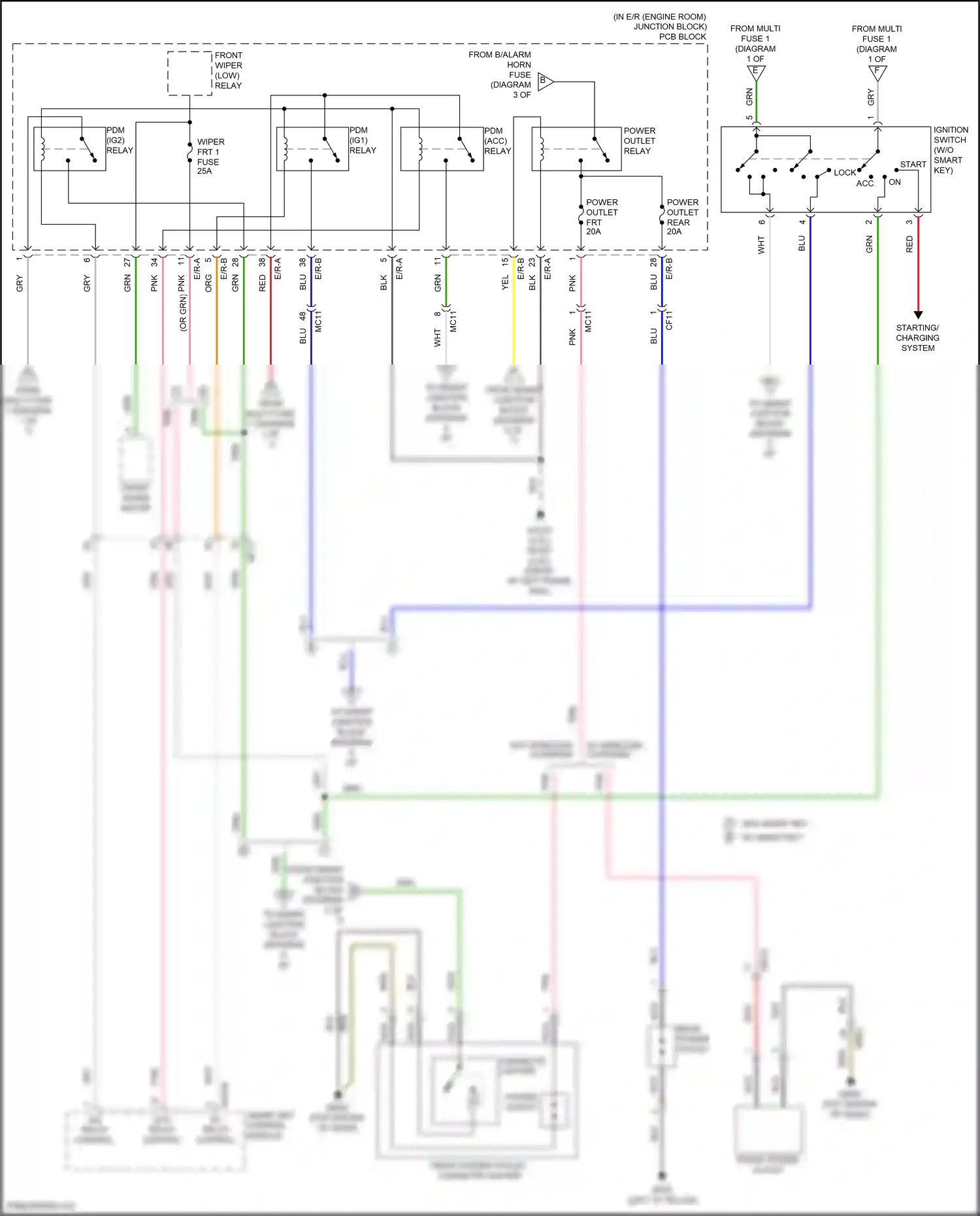 Wiring diagram smart key control module for Hyundai Tucson III facelift (2018-2021) (6 of 18)