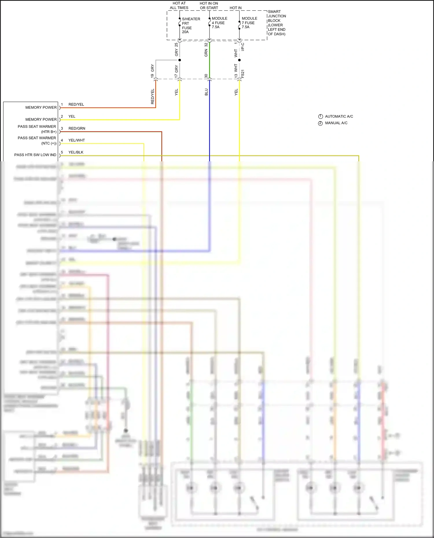 Wiring diagram smart on input for Hyundai Tucson III facelift (2018-2021) (1 of 1)