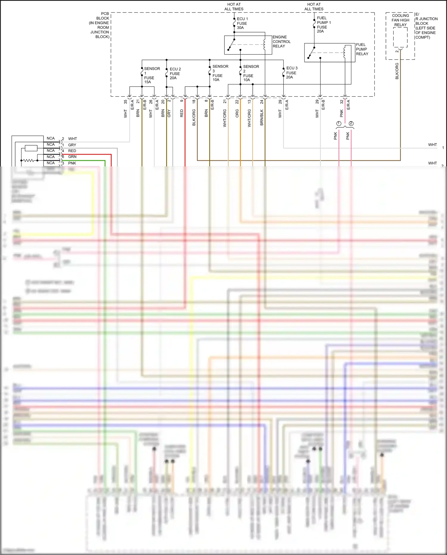 Wiring diagram ccv ctrl for Hyundai Tucson III (2015-2018) (1 of 1)
