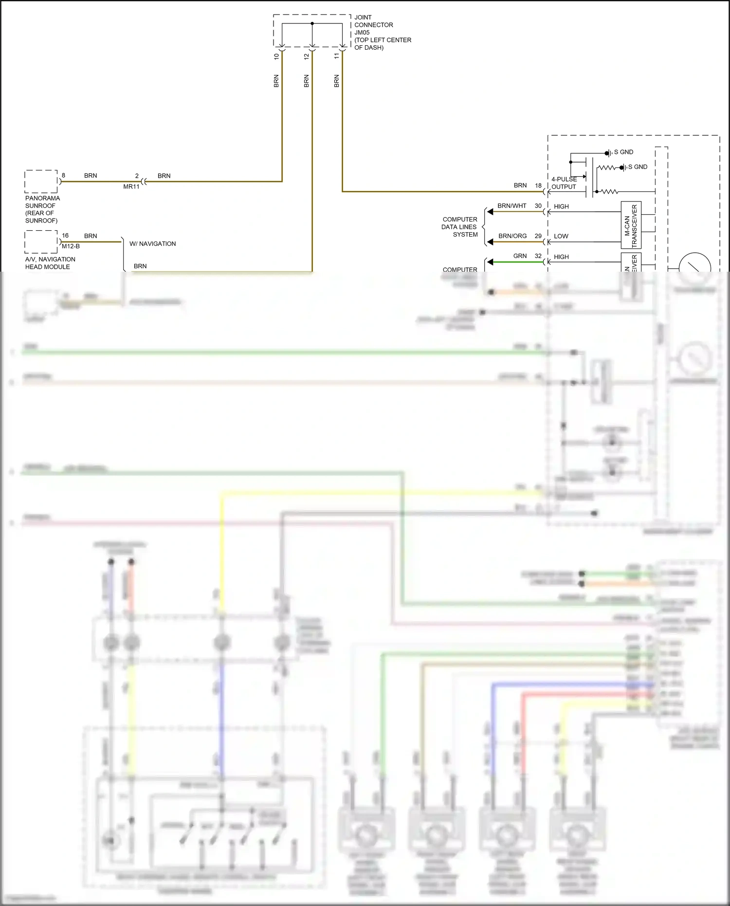Wiring diagram clock- spring for Hyundai Tucson III (2015-2018) (1 of 11)