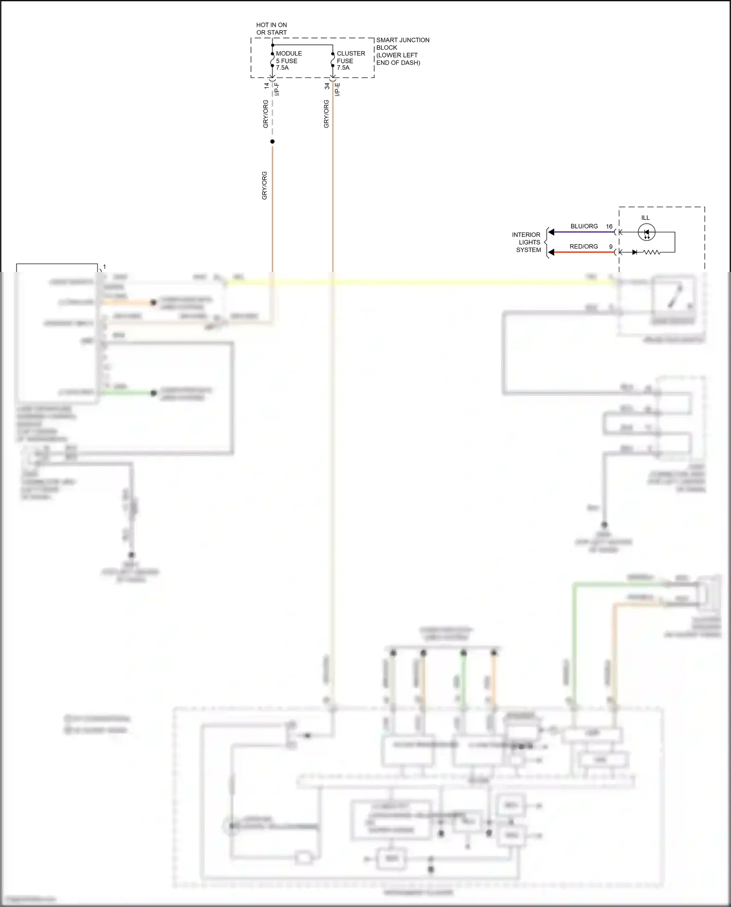 Wiring diagram computer data lines system for Hyundai Tucson III (2015-2018) (47 of 68)