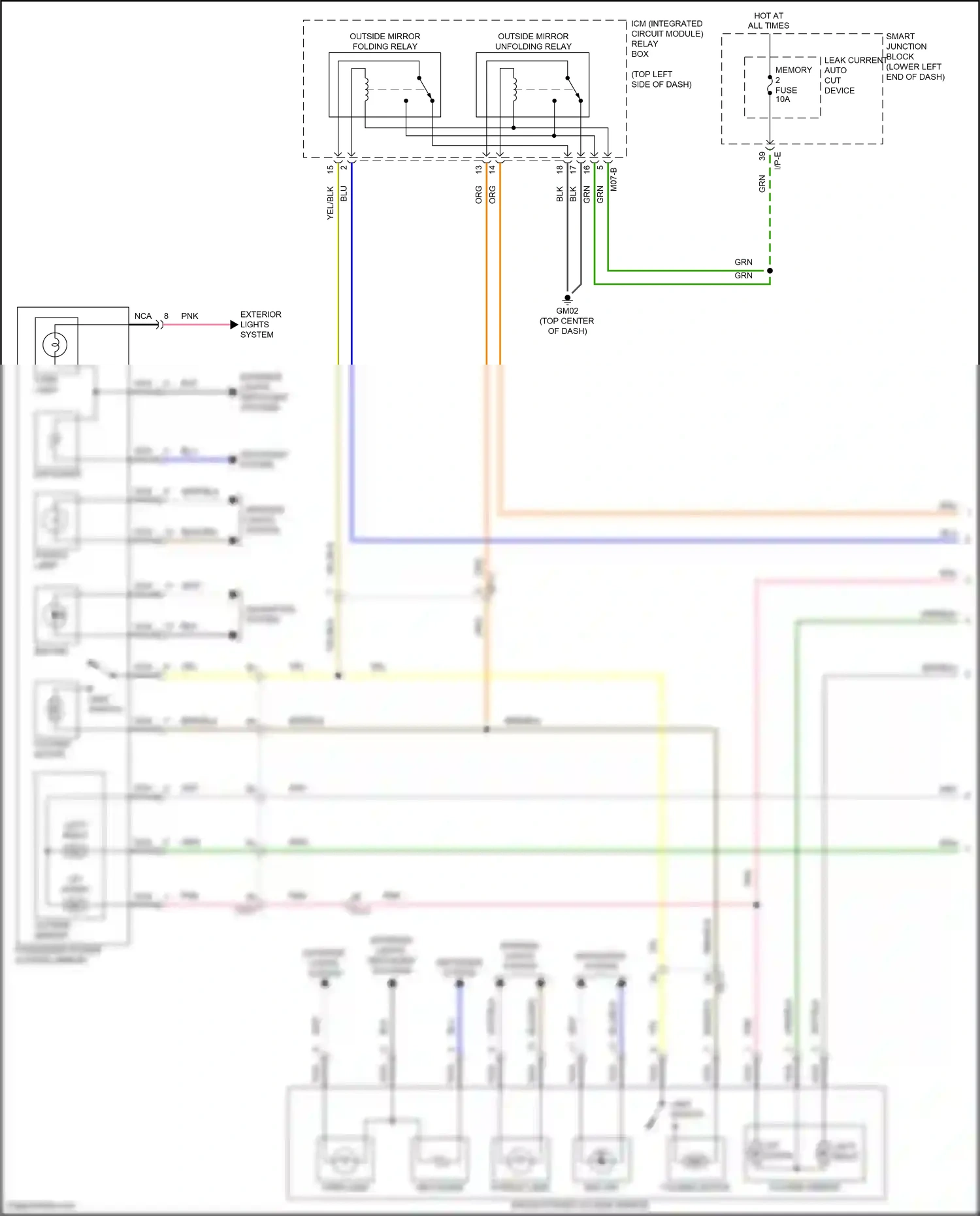 Wiring diagram defogger system for Hyundai Tucson III (2015-2018) (5 of 6)