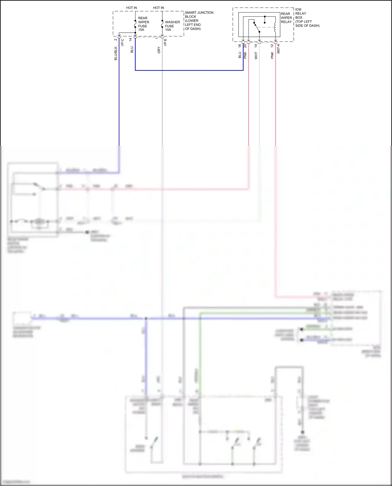 Wiring diagram i/p-e for Hyundai Tucson III (2015-2018) (8 of 56)