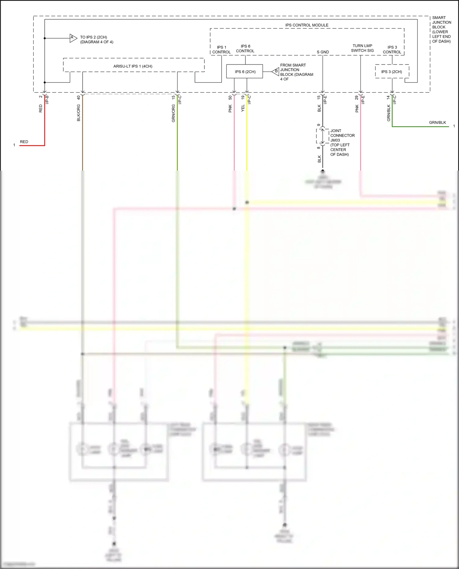 Wiring diagram i/p-e for Hyundai Tucson III (2015-2018) (52 of 56)