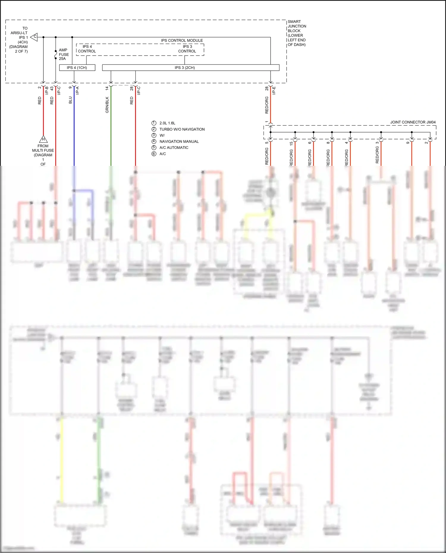 Wiring diagram ips control module for Hyundai Tucson III (2015-2018) (27 of 38)