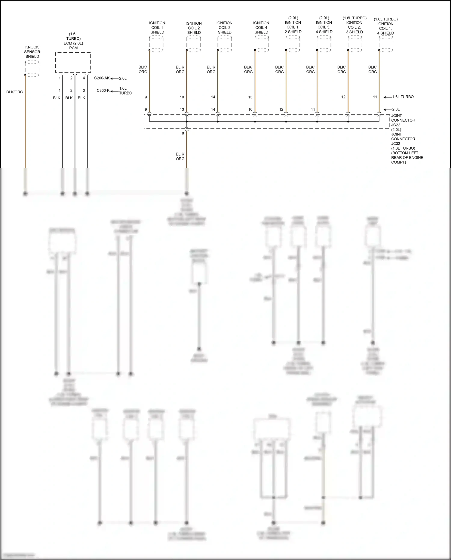 Wiring diagram mdps unit for Hyundai Tucson III (2015-2018) (2 of 4)
