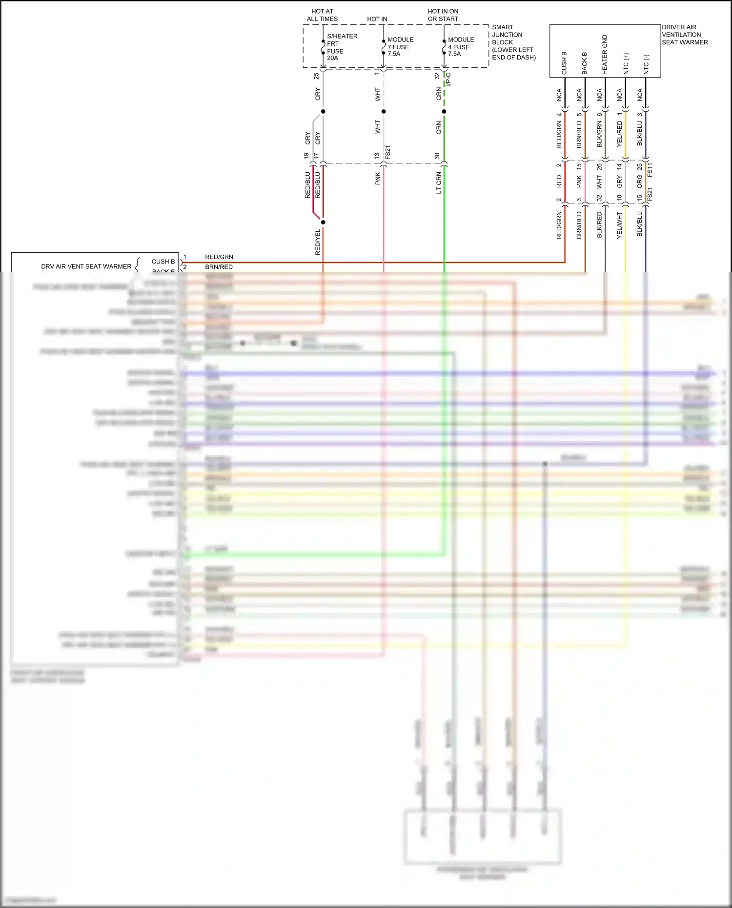Wiring diagram on/start input for Hyundai Tucson III (2015-2018) (10 of 22)