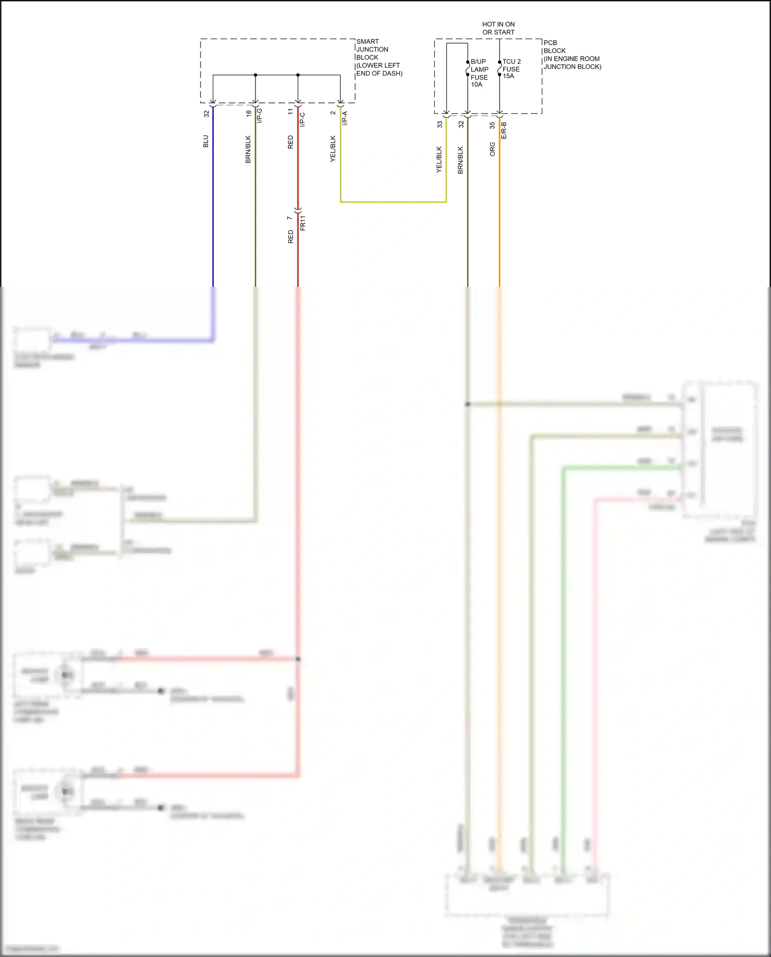 Wiring diagram pcb block for Hyundai Tucson III (2015-2018) (24 of 28)