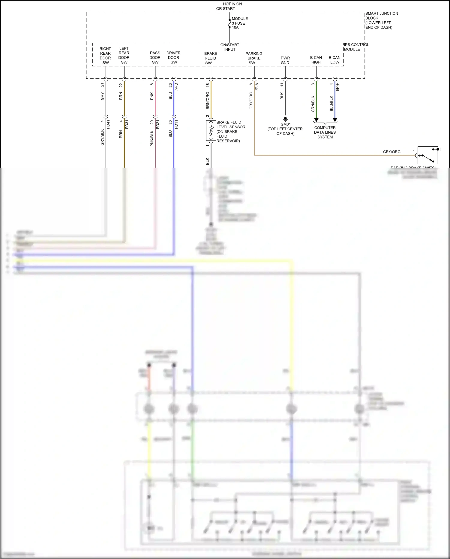 Wiring diagram set- for Hyundai Tucson III (2015-2018) (2 of 2)