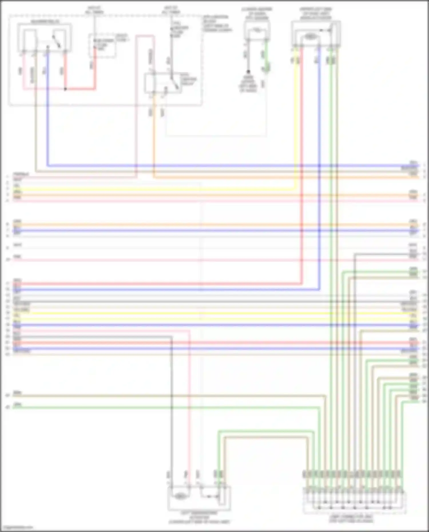 Tucson Hyundai IV (2020-2024): Automatic a/c circuit, nx4a (2 of 5)