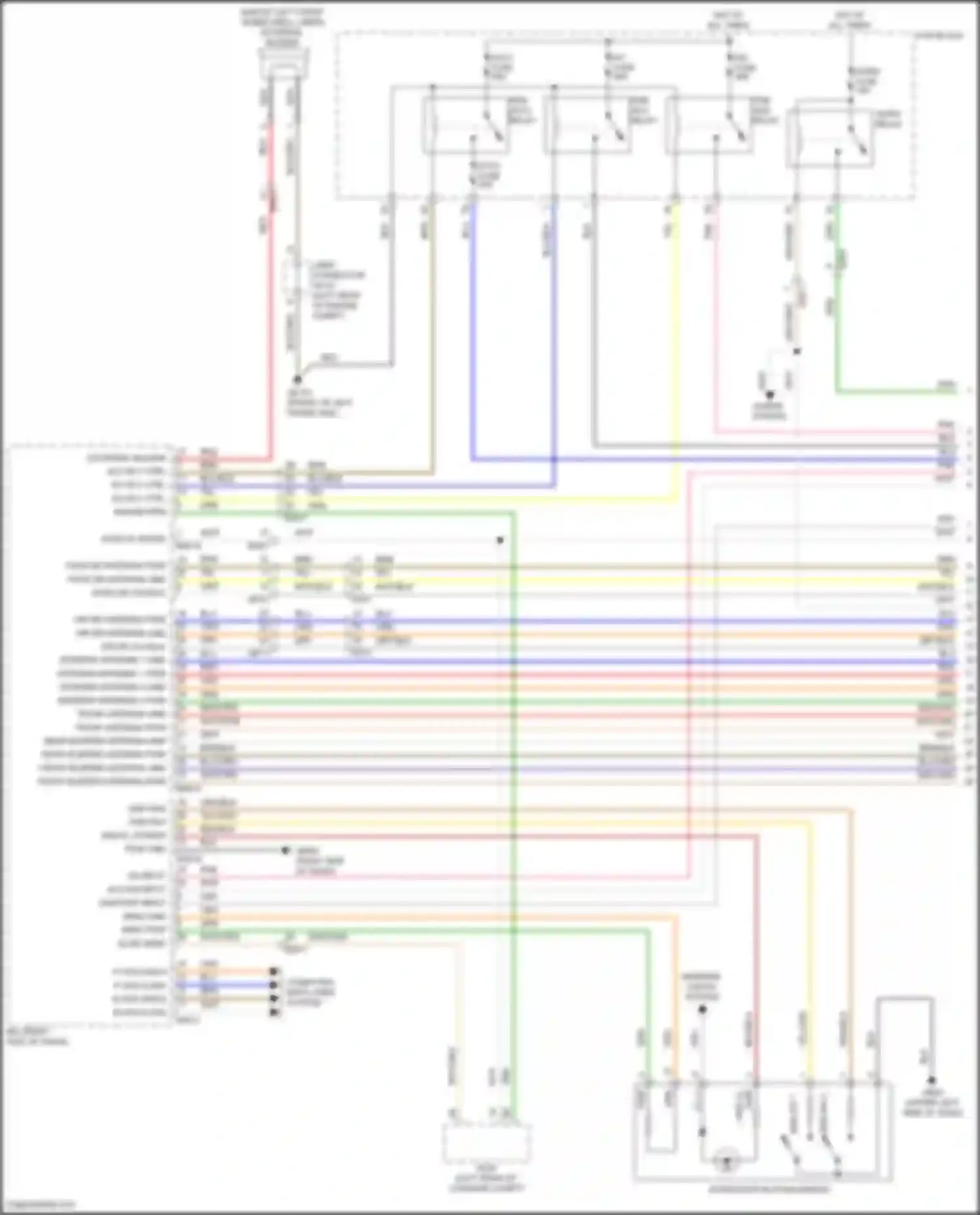 Tucson Hyundai IV (2020-2024): Forced entry circuit, nx4a w/o nfc (1 of 4)