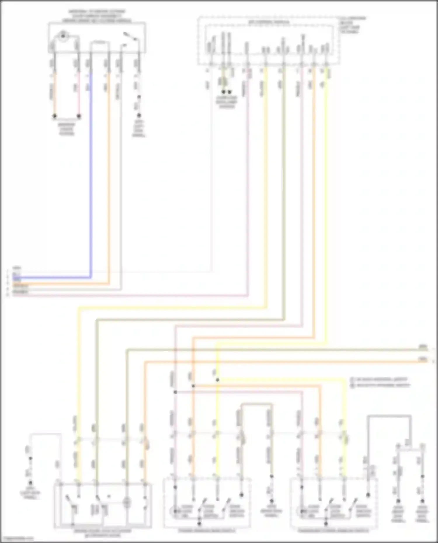 Tucson Hyundai IV (2020-2024): Forced entry circuit, nx4a w/o nfc (3 of 4)
