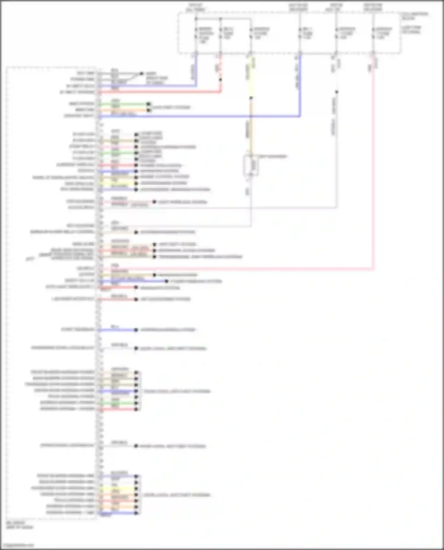 Tucson Hyundai IV (2020-2024): Integrated control unit circuit, except nx4a (1 of 2)