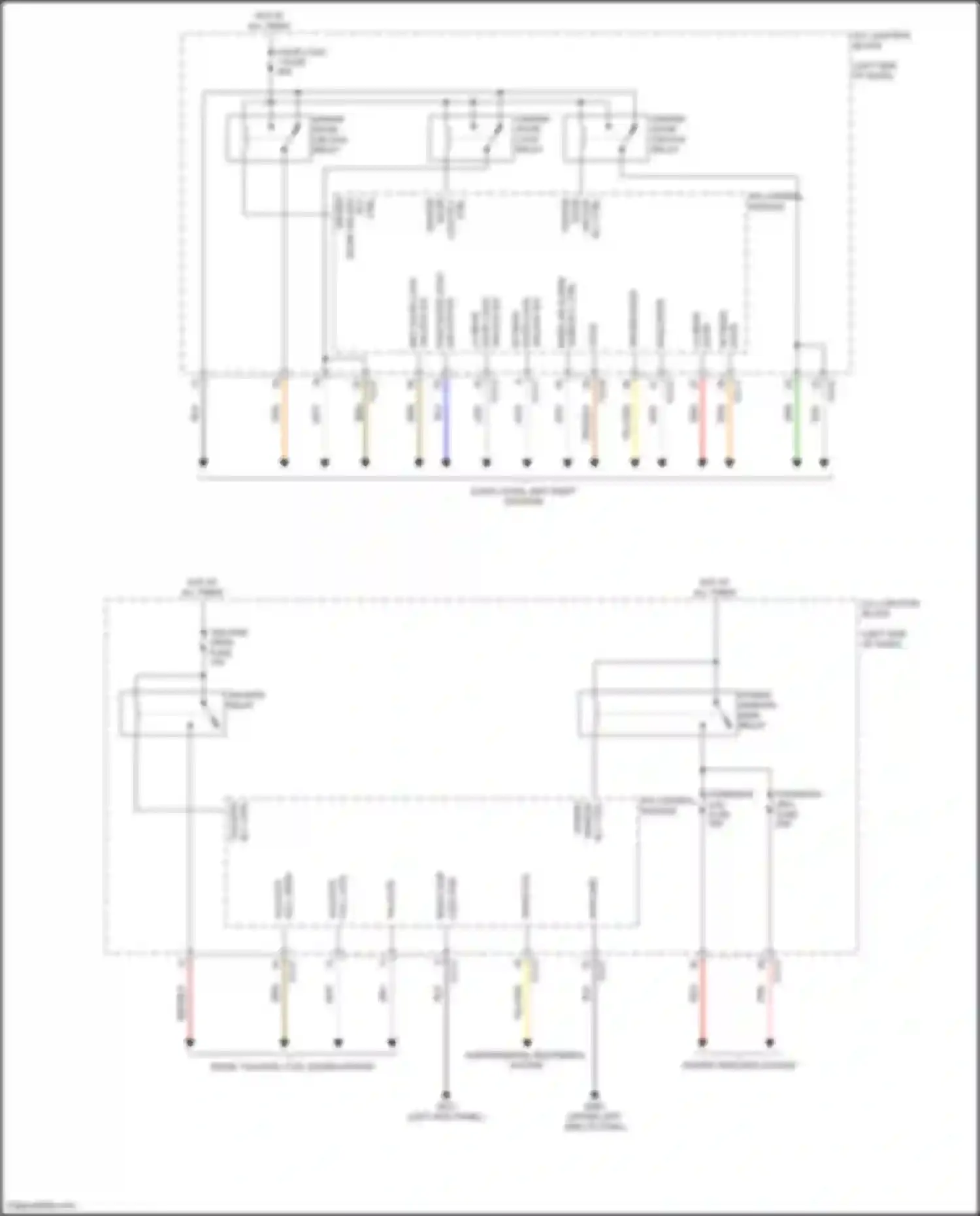 Tucson Hyundai IV (2020-2024): Ips control module circuit, except hybrid nx4 (1 of 3)