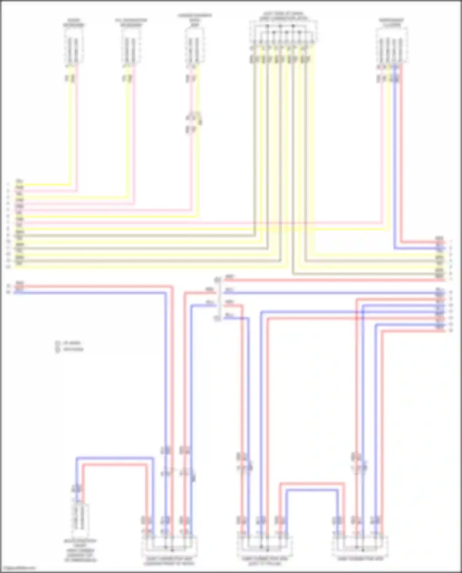 Tucson Hyundai IV (2020-2024): Computer data lines circuit, except hybrid nx4a (5 of 6)