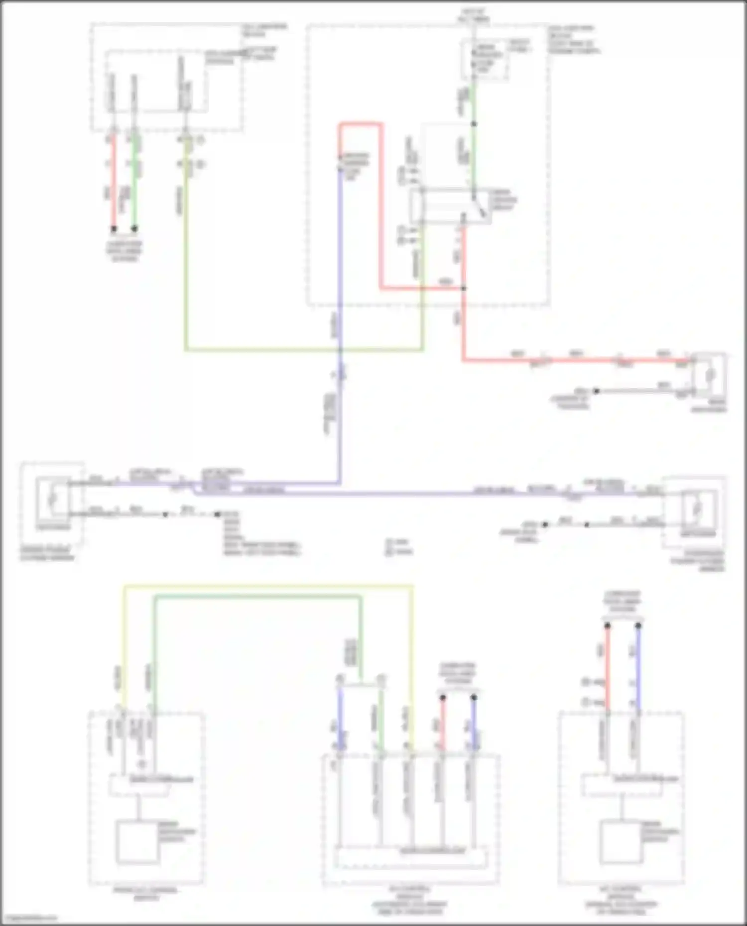Tucson Hyundai IV (2020-2024): Defoggers circuit, except hybrid