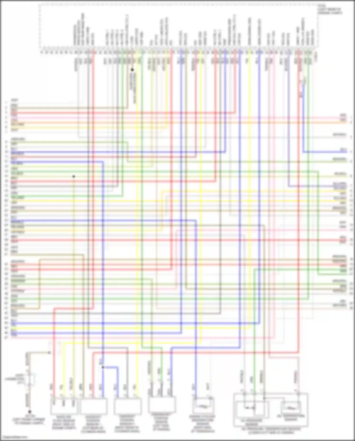 Tucson Hyundai IV (2020-2024): Wiring diagram engine performance 1.6l turbo hybrid, engine controls circuit (3 of 8)