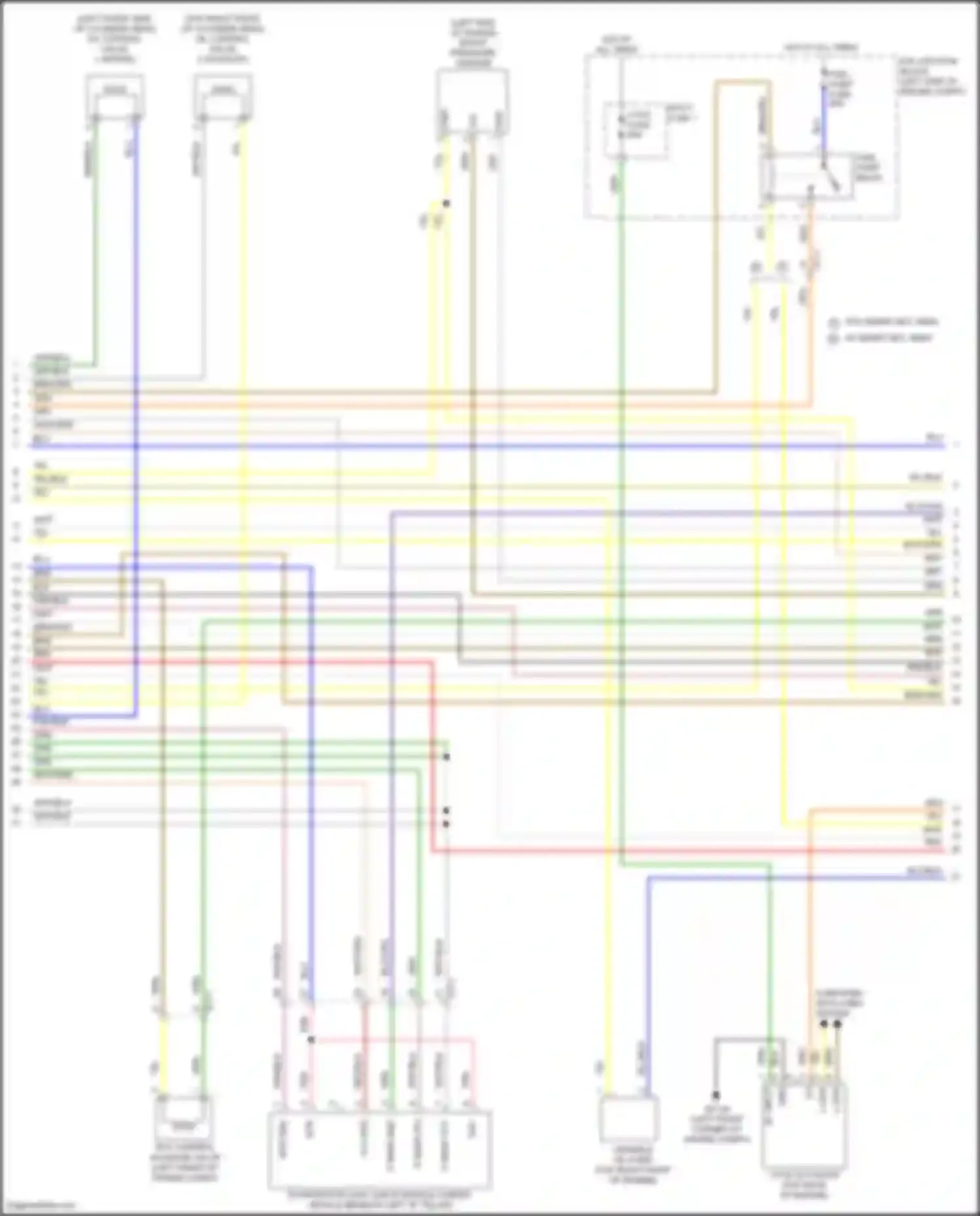 Tucson Hyundai IV (2020-2024): Wiring diagram engine performance 1.6l turbo hybrid, engine controls circuit (6 of 8)