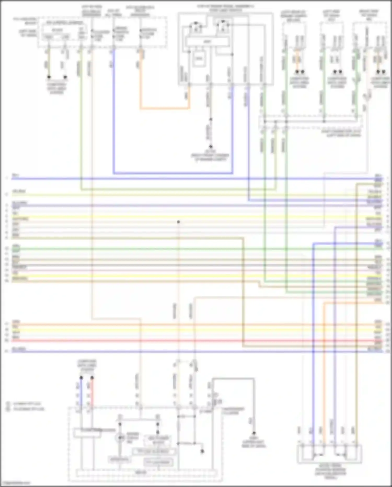 Tucson Hyundai IV (2020-2024): Wiring diagram engine performance 1.6l turbo hybrid, engine controls circuit (7 of 8)