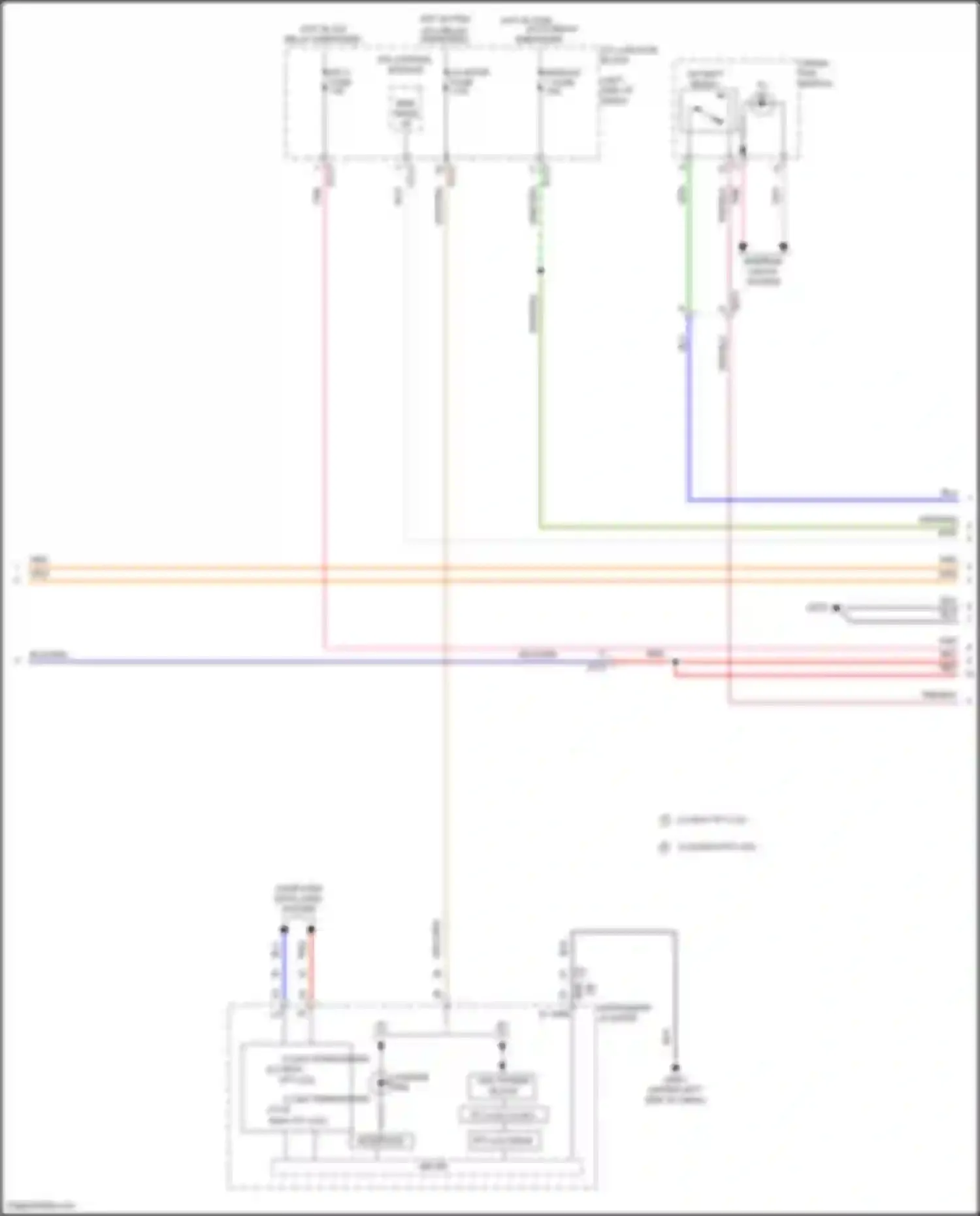 Tucson Hyundai IV (2020-2024): Wiring diagram engine performance 1.6l turbo hybrid, hybrid control circuit (4 of 7)