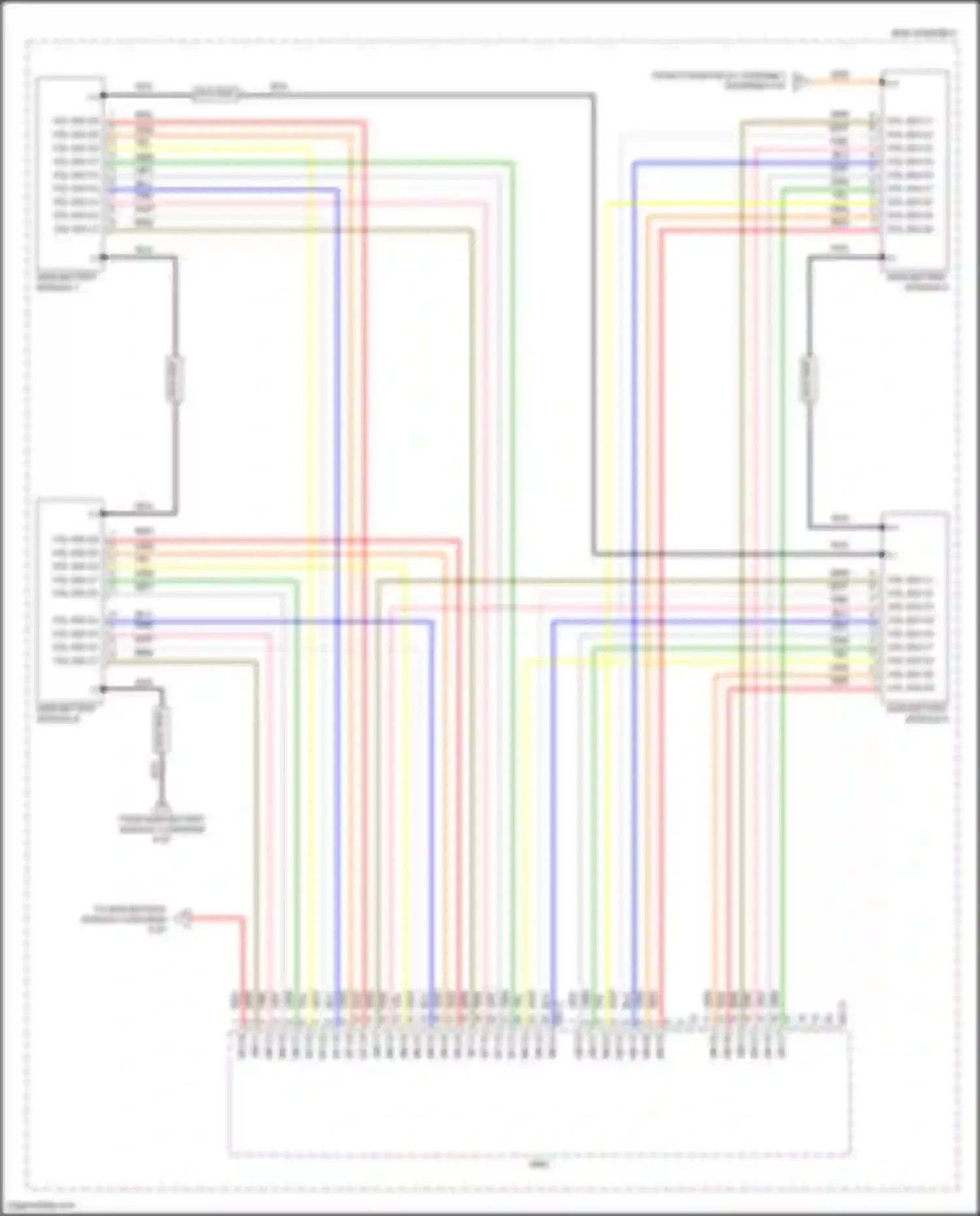 Tucson Hyundai IV (2020-2024): Wiring diagram engine performance 1.6l turbo hybrid, hybrid control circuit (7 of 7)