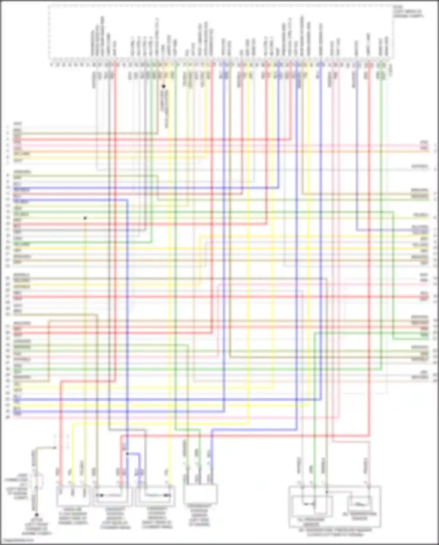 Tucson Hyundai IV (2020-2024): Wiring diagram engine performance 1.6l turbo plug-in hybrid, engine controls circuit (3 of 8)