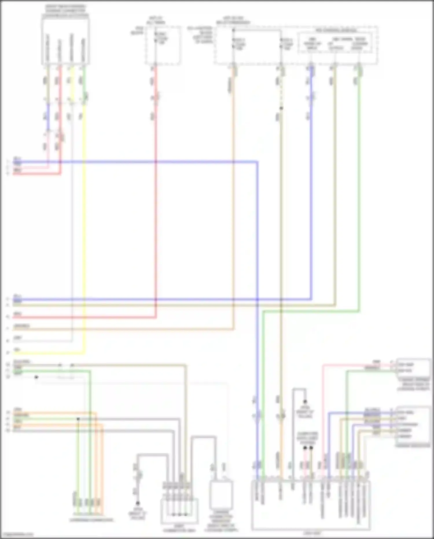 Tucson Hyundai IV (2020-2024): Wiring diagram engine performance 1.6l turbo plug-in hybrid, hybrid control circuit (5 of 5)