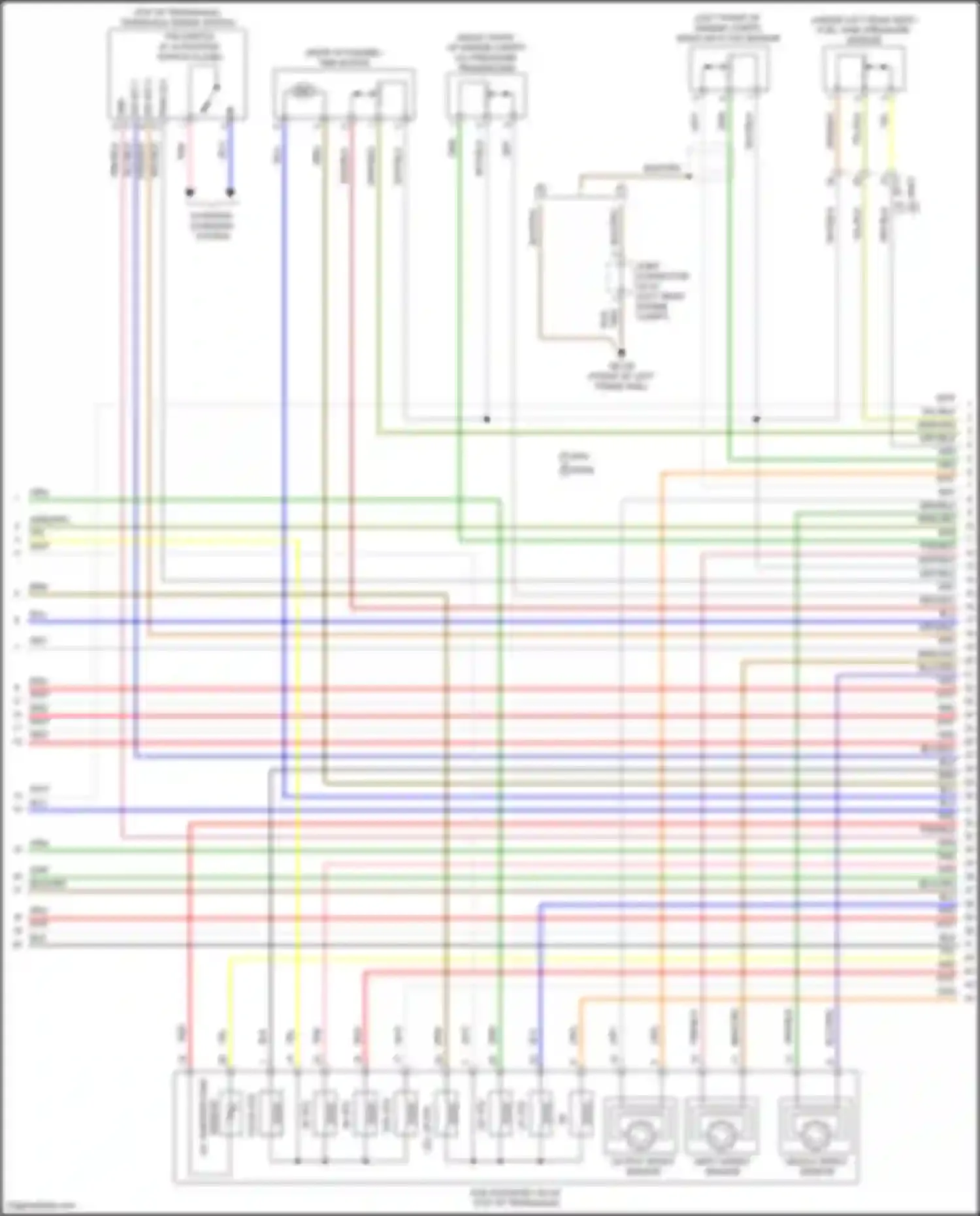 Tucson Hyundai IV (2020-2024): Wiring diagram engine performance 2.5l (3 of 8)