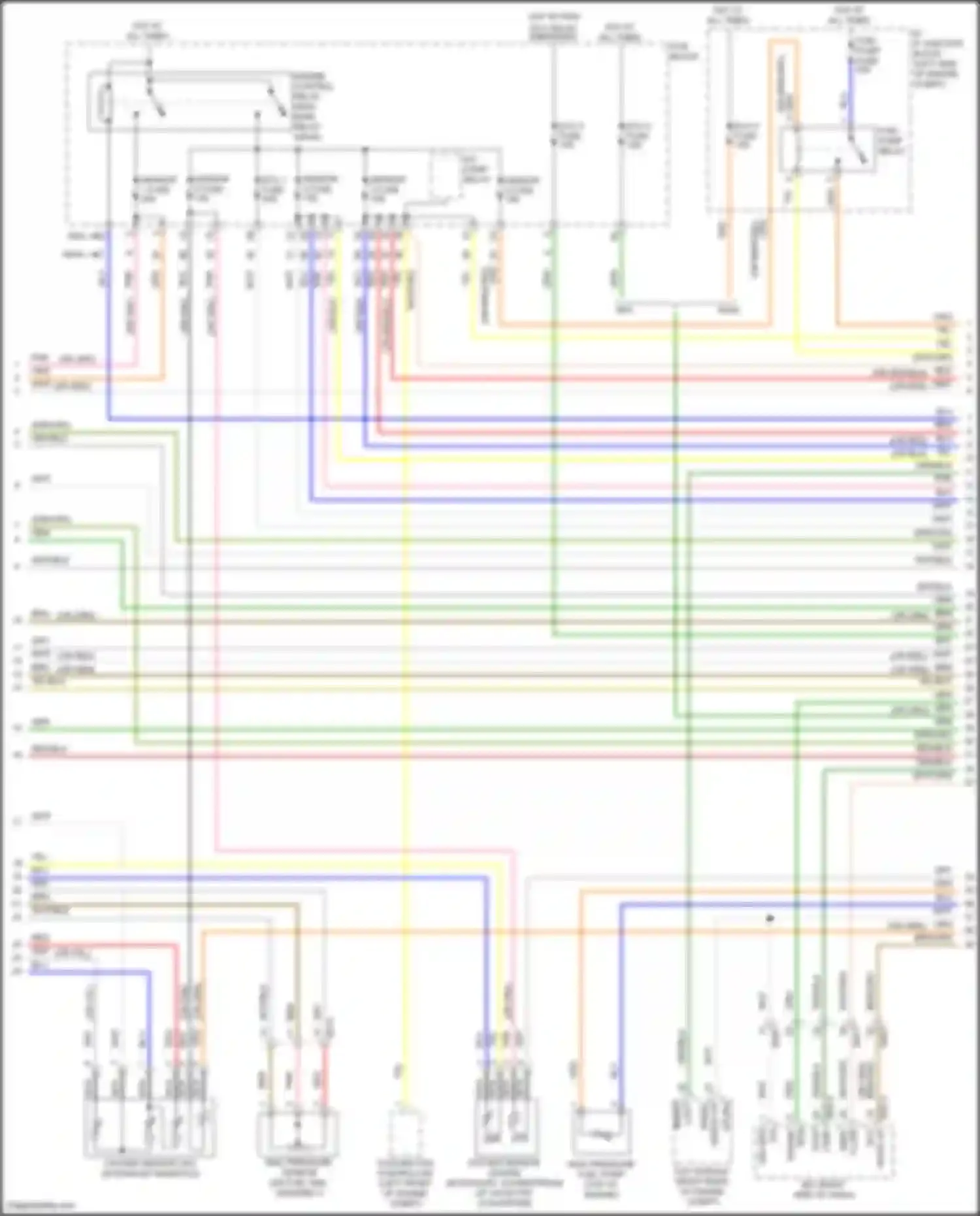 Tucson Hyundai IV (2020-2024): Wiring diagram engine performance 2.5l (5 of 8)