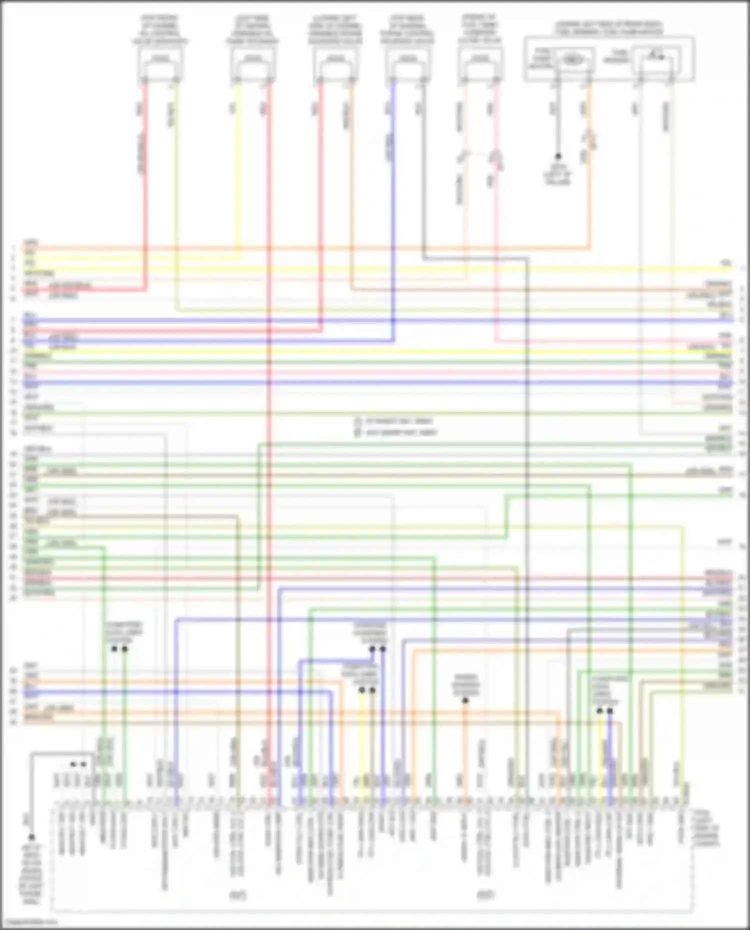 Tucson Hyundai IV (2020-2024): Wiring diagram engine performance 2.5l (6 of 8)