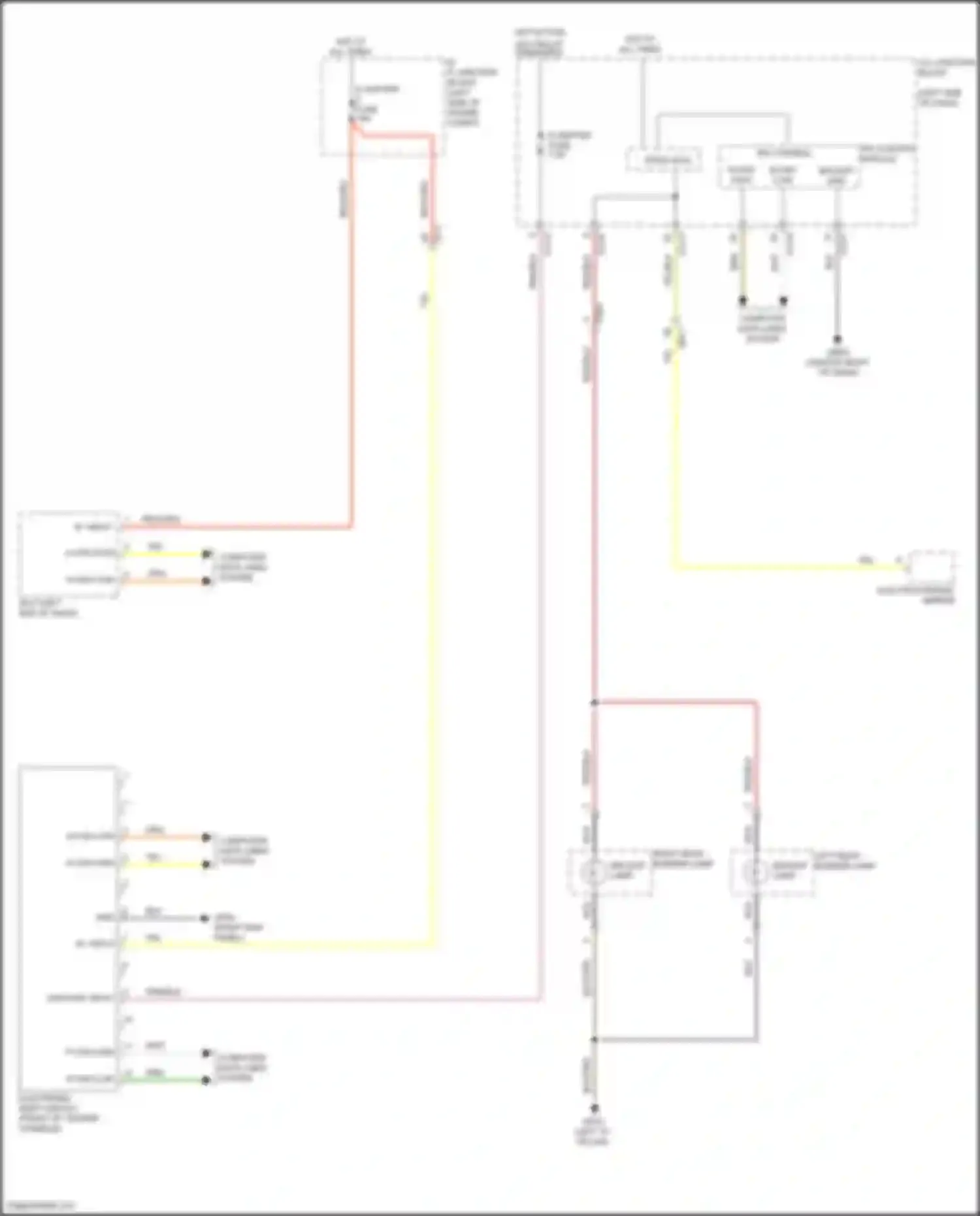 Tucson Hyundai IV (2020-2024): Backup lamps circuit, hybrid