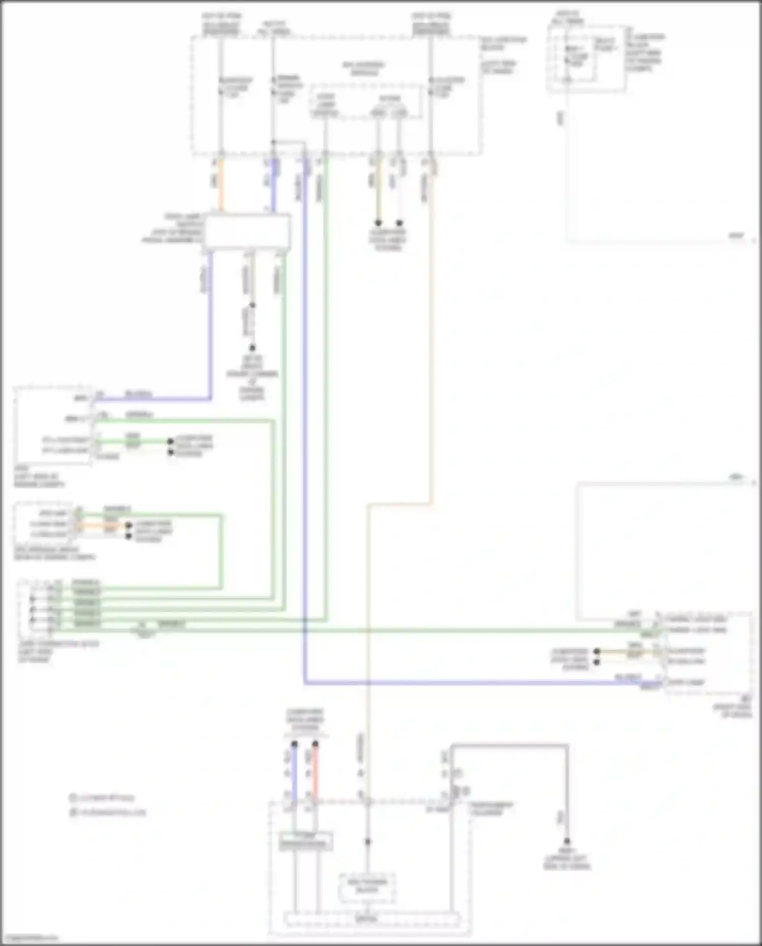 Tucson Hyundai IV (2020-2024): Exterior lamps circuit, except hybrid nx4 (1 of 4)