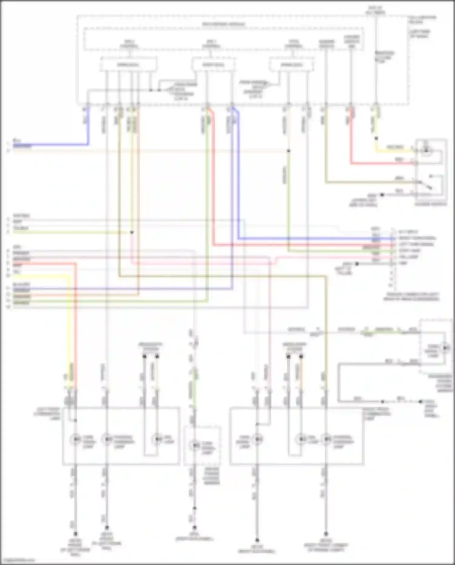 Tucson Hyundai IV (2020-2024): Exterior lamps circuit, except hybrid nx4a (4 of 4)