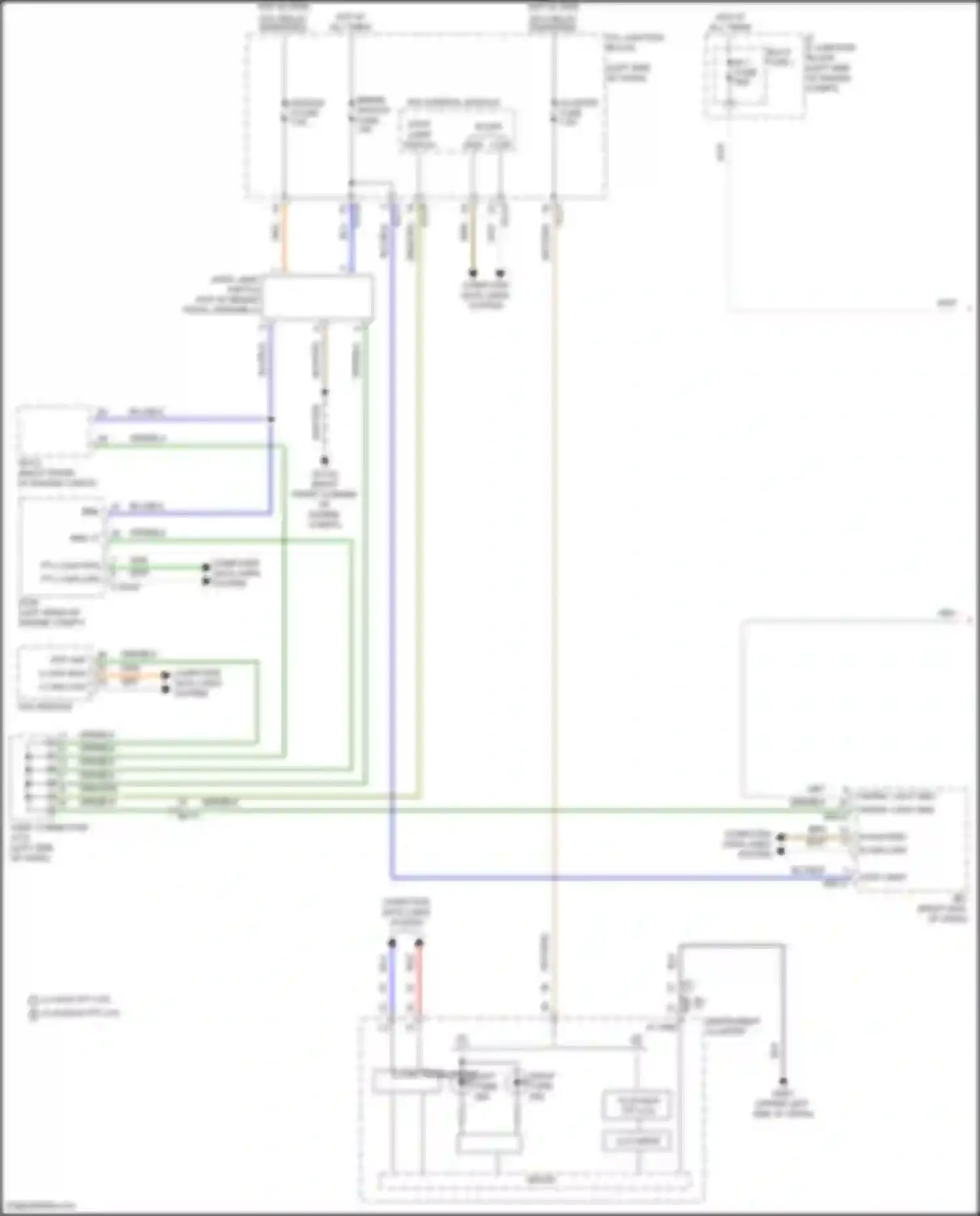 Tucson Hyundai IV (2020-2024): Exterior lamps circuit, hybrid (1 of 4)