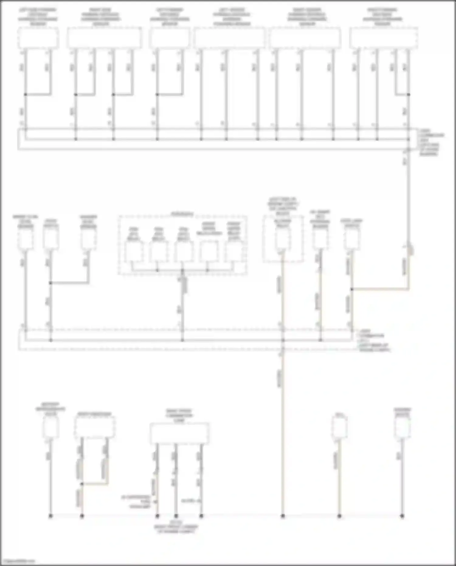 Tucson Hyundai IV (2020-2024): 1.6l turbo plug-in hybrid, ground distribution circuit (3 of 6)